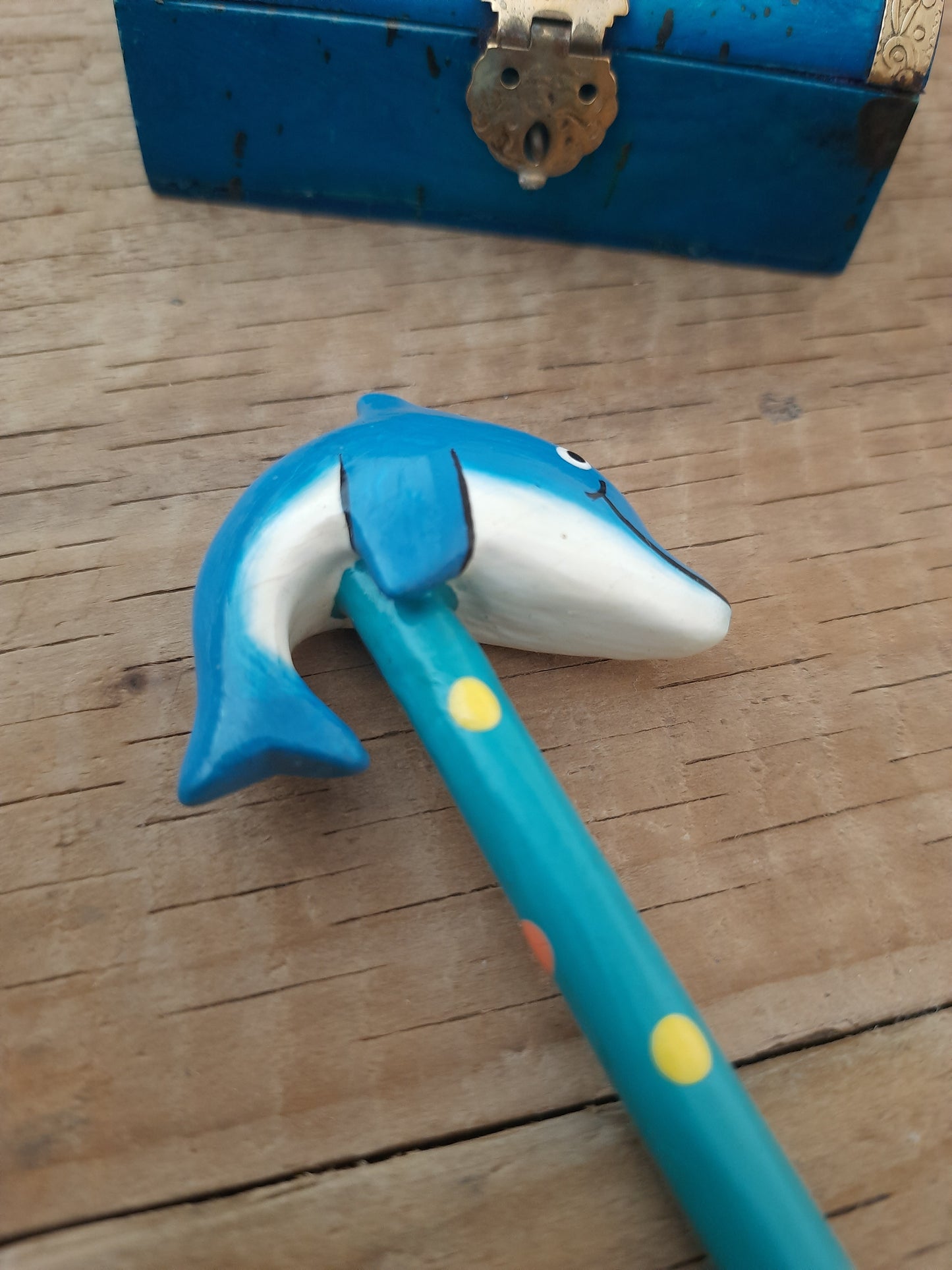 Adorable Wooden Pencil - Dolphin Presents