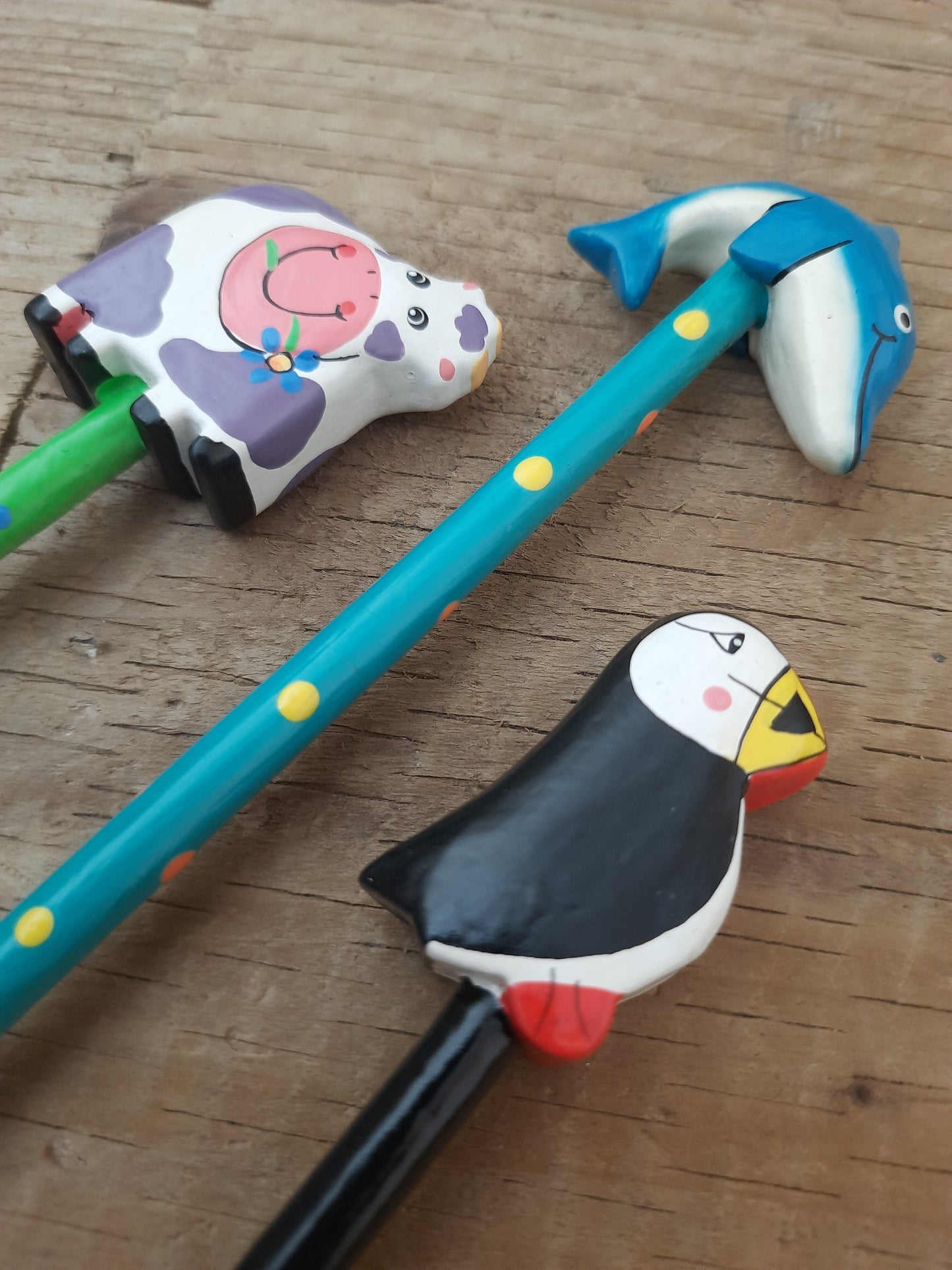 Adorable Wooden Pencil - Dolphin Presents