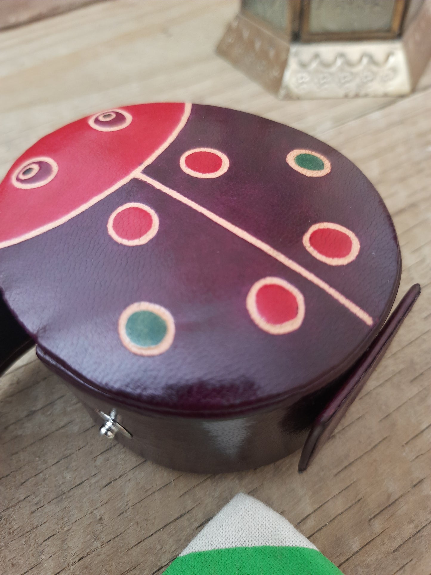 Ladybird Leather Children's Money Box