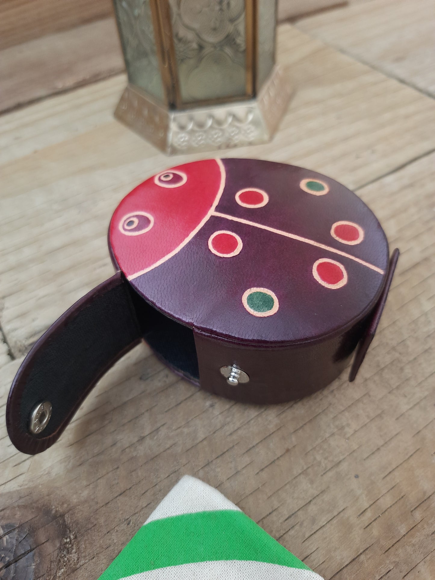 Ladybird Leather Children's Money Box