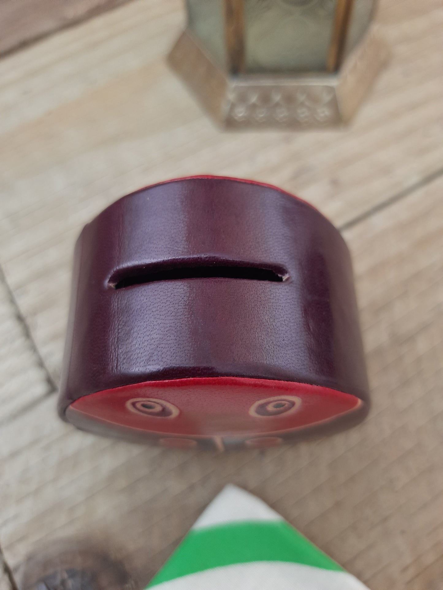 Ladybird Leather Children's Money Box