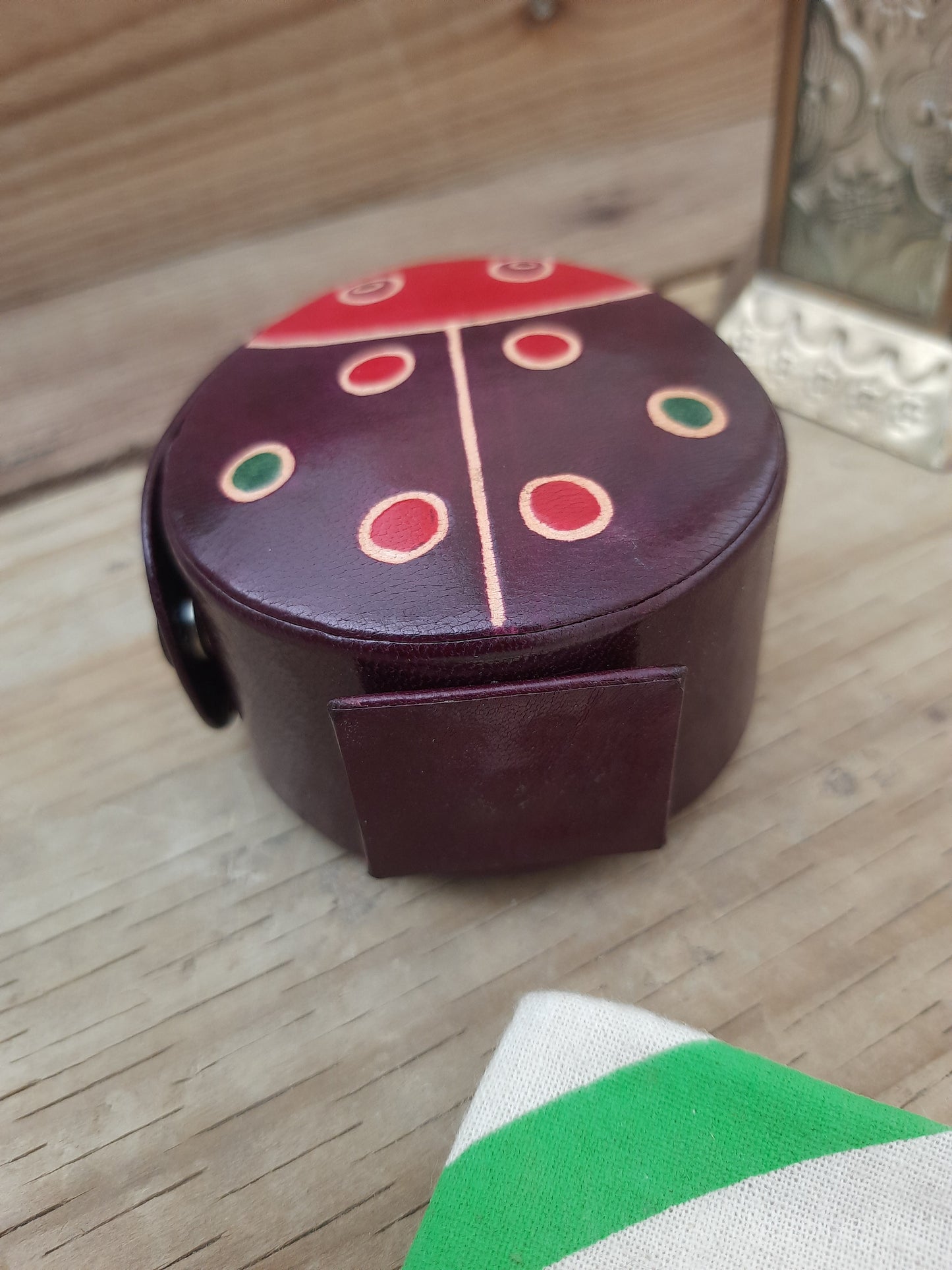 Ladybird Leather Children's Money Box
