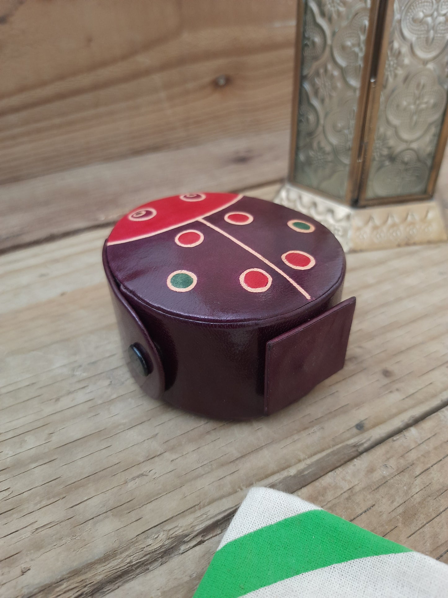 Ladybird Leather Children's Money Box