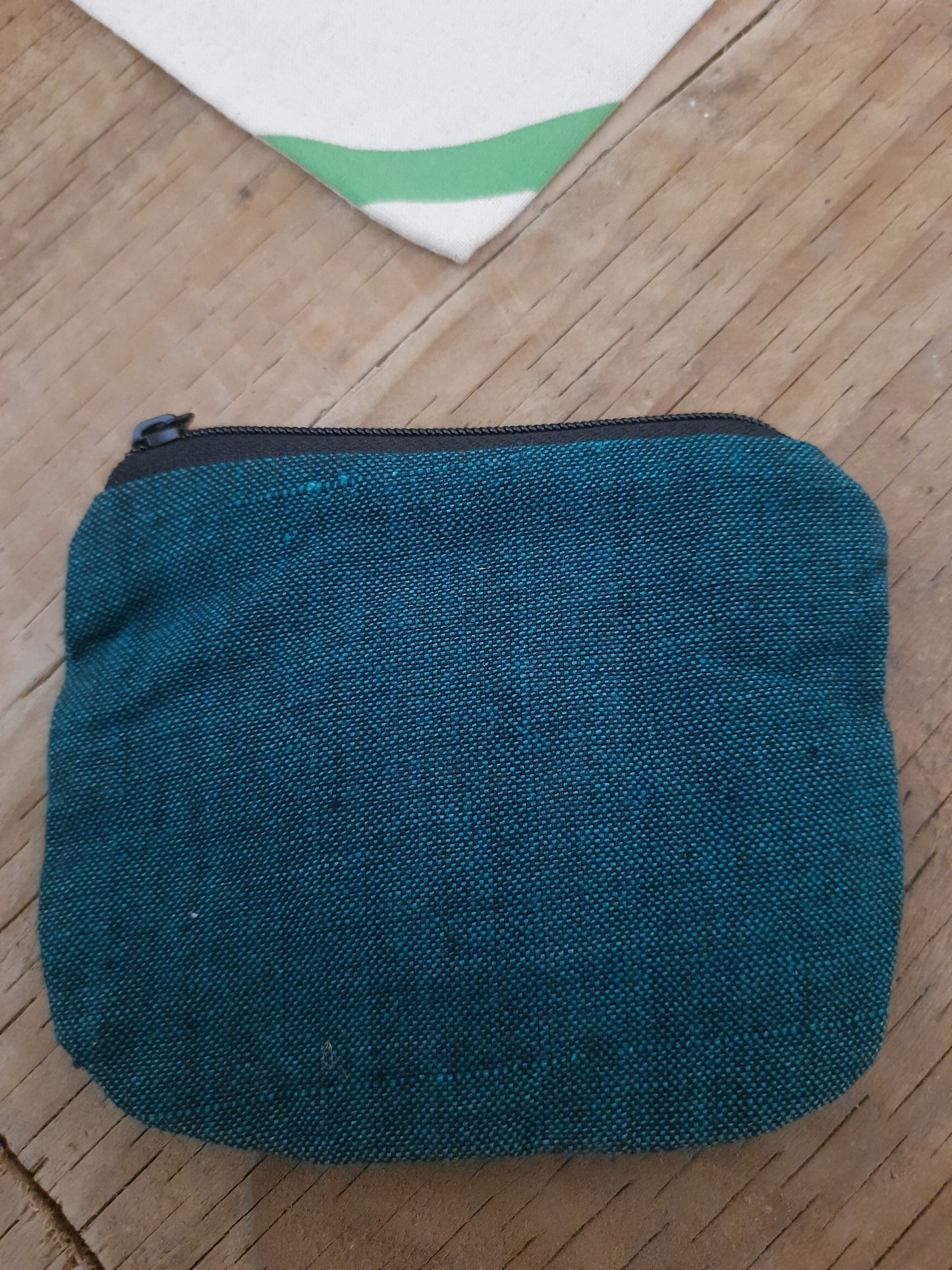 Green Flower Coin Purse