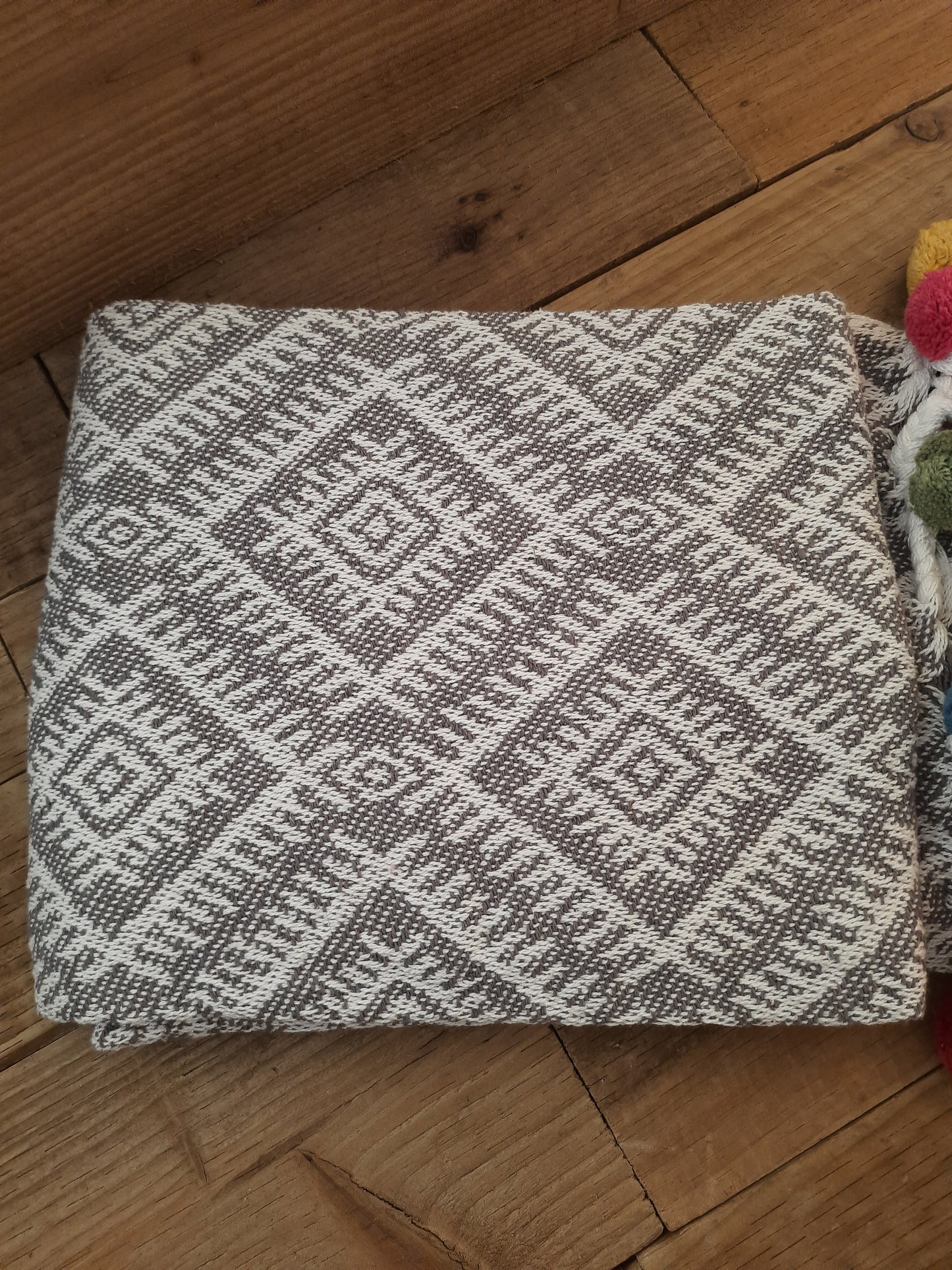 Cozy Pom Pom Throw Blanket