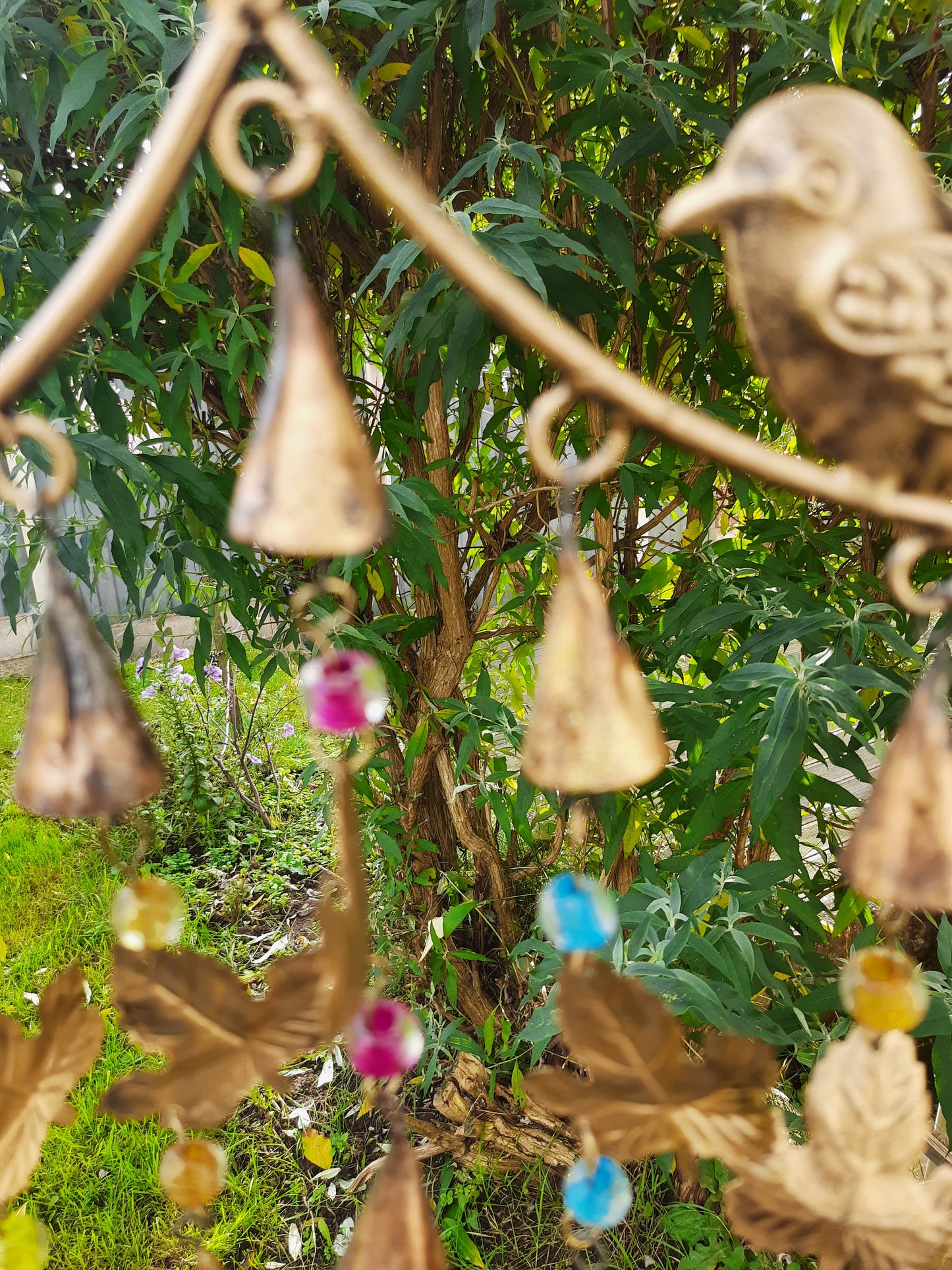 Bird & Leaf Wind Chime