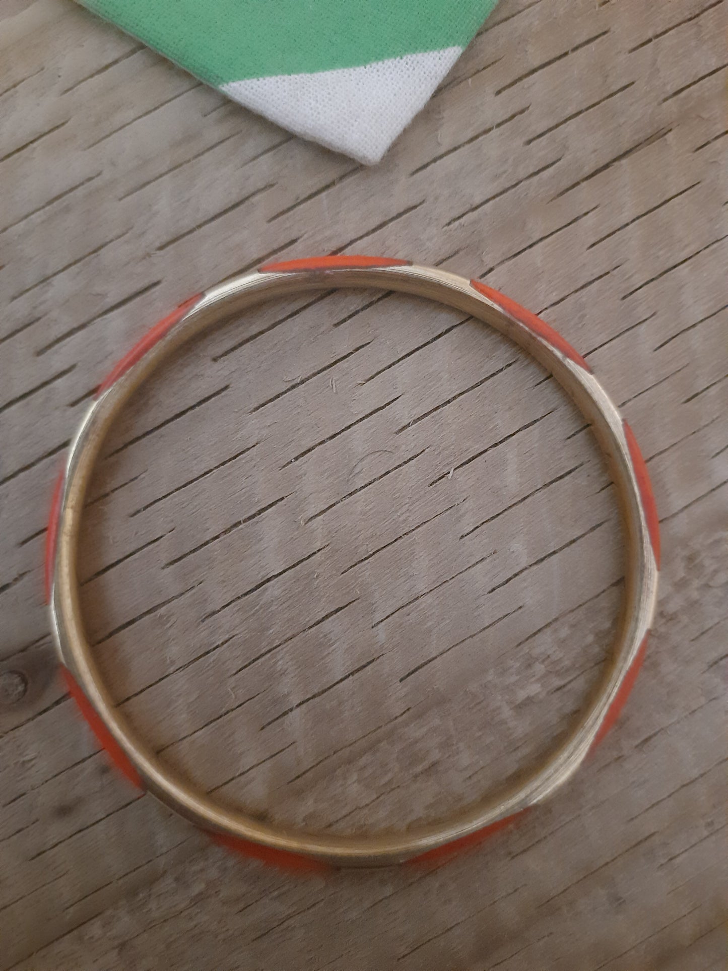 Bright Orange Bangle Set