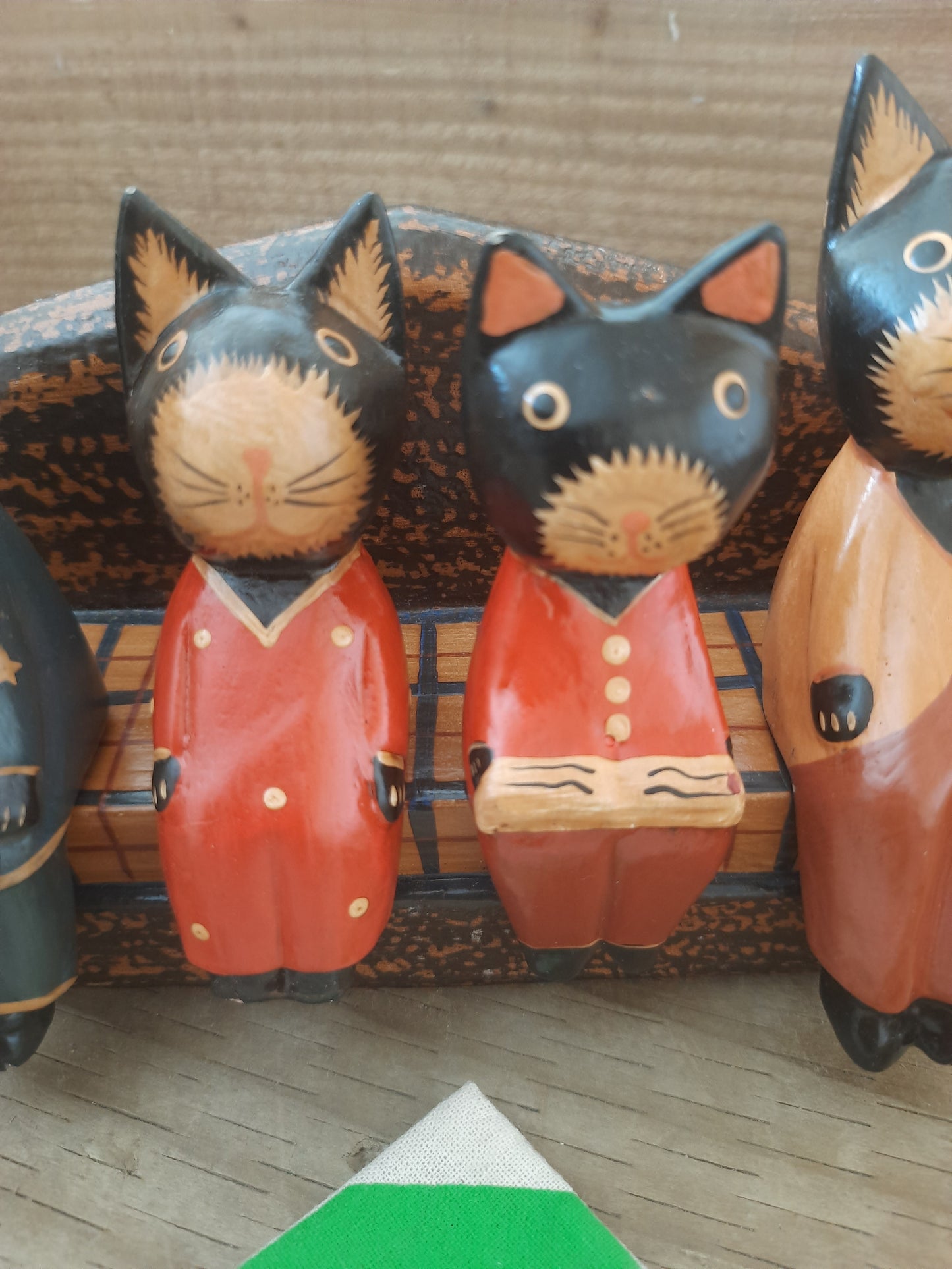 Cat Family on Sofa