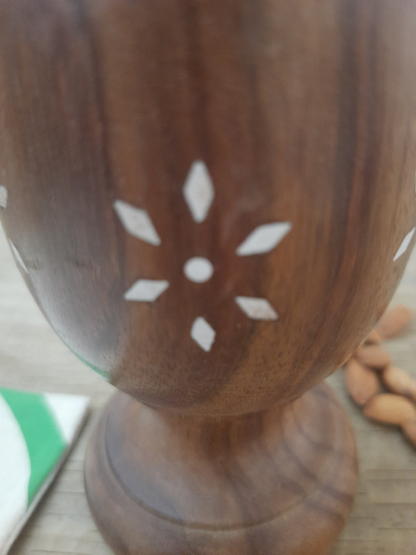 Traditional Wooden Mortar and Pestle