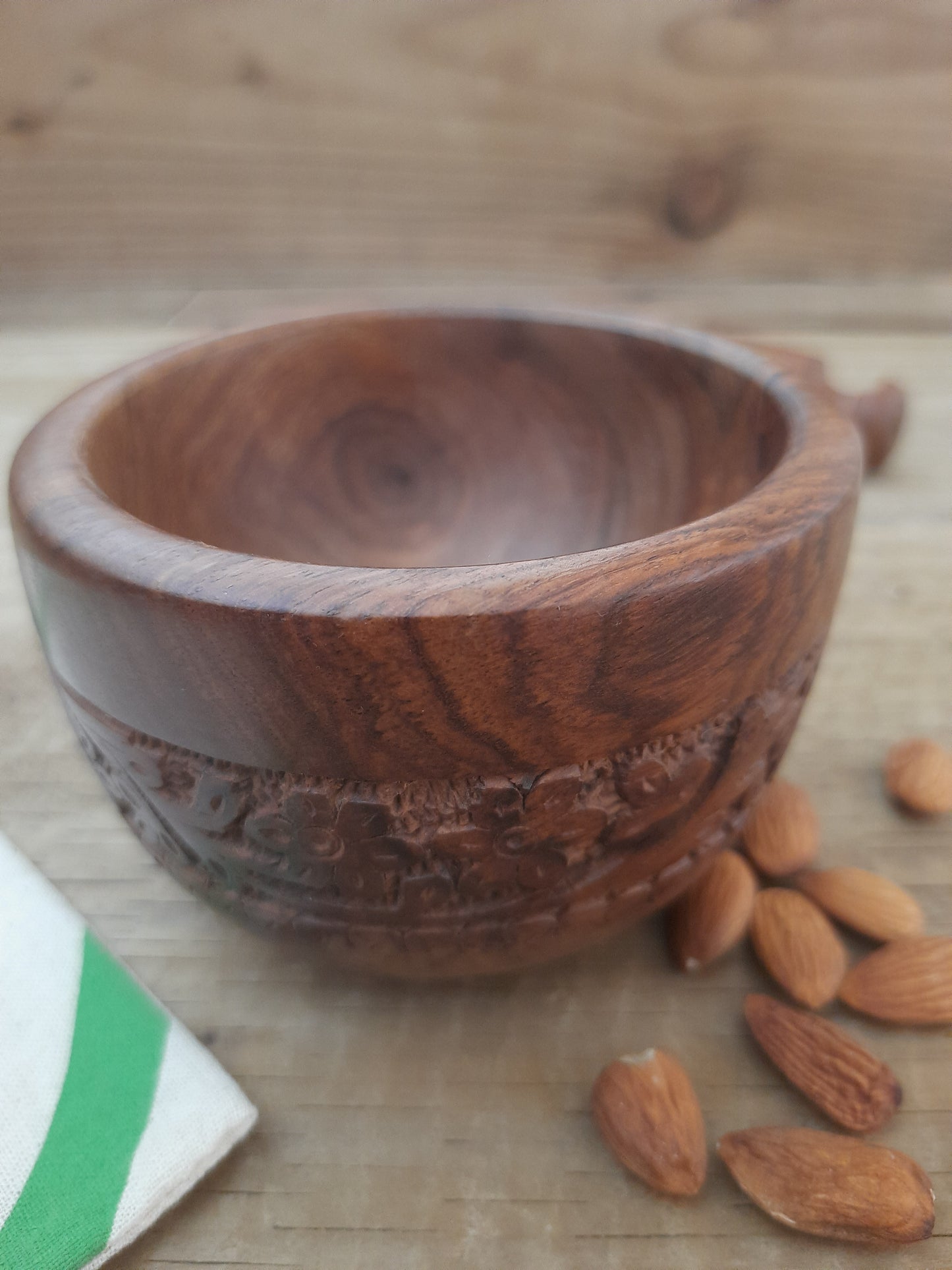 Natural Wood Mortar Pestle Kitchen Tool