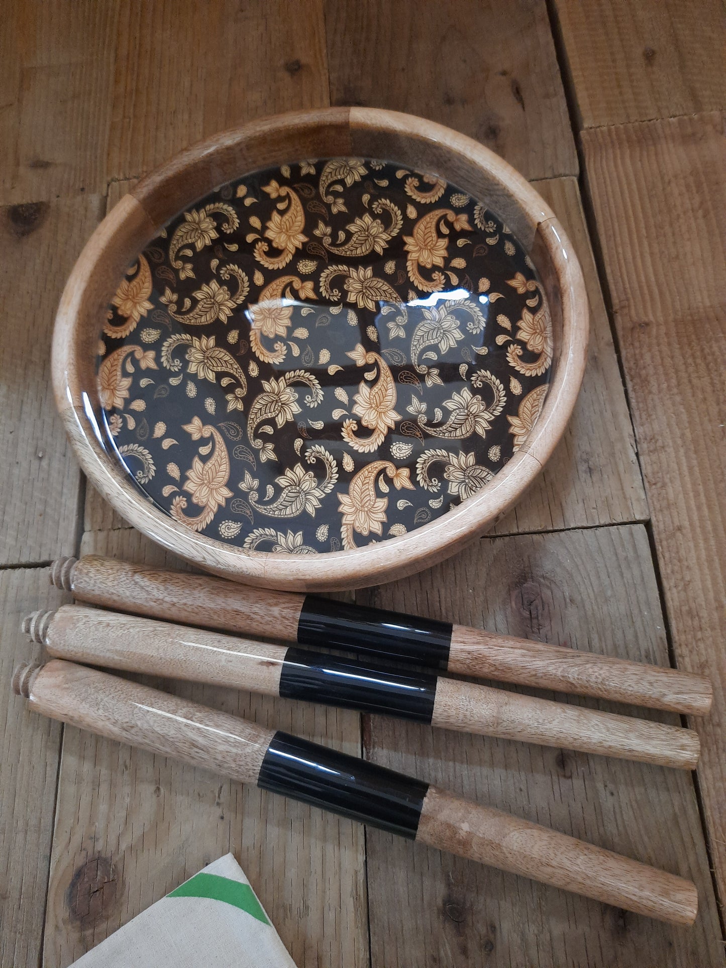 Charming Multi-Use Coffee Table Tray