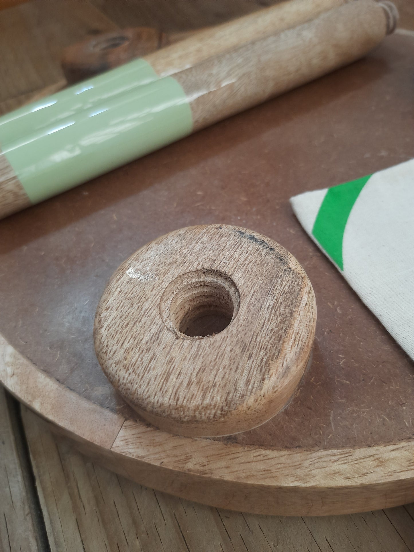 Small Light Wood Coffee Table Tray