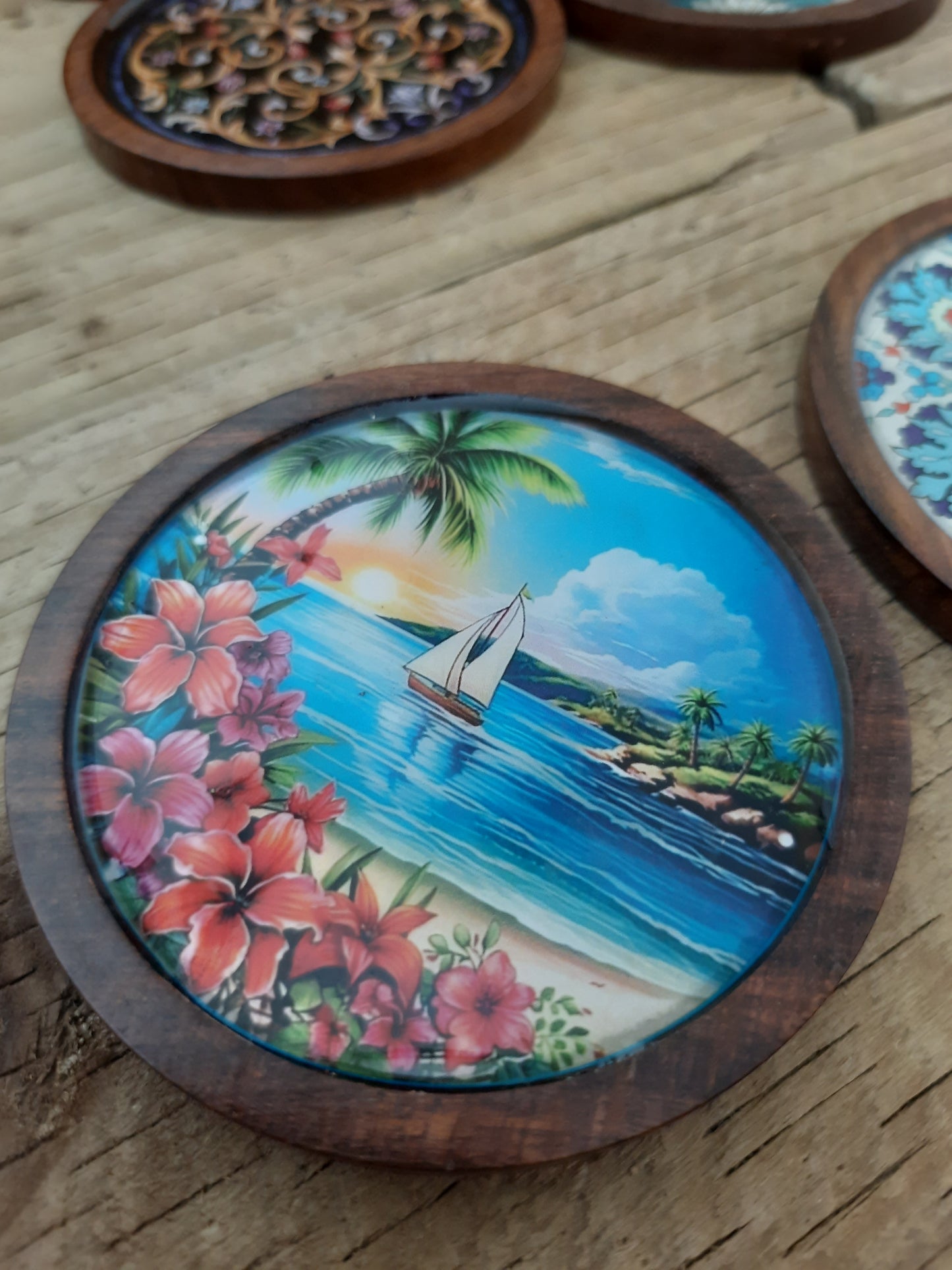 Wooden Drink Coasters Stylish