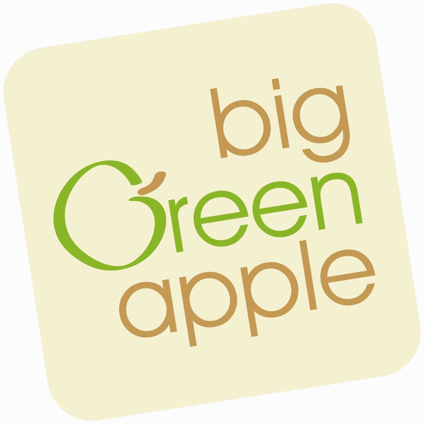 Green apple fruit logo Royalty Free Vector Image