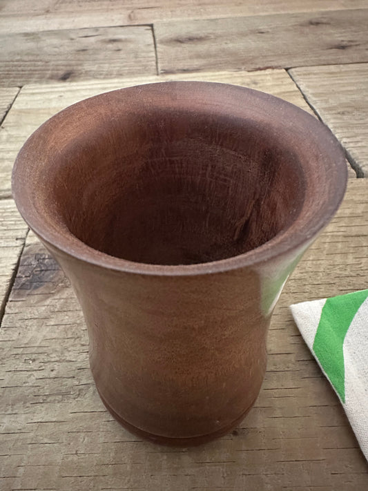 Natural Sheesham wooden cup made in India