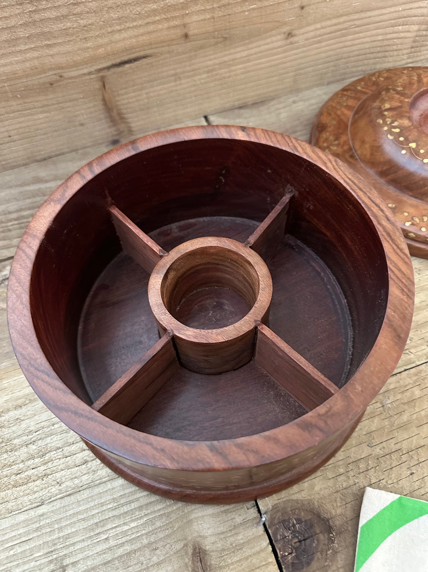 Wooden Spice Storage Box