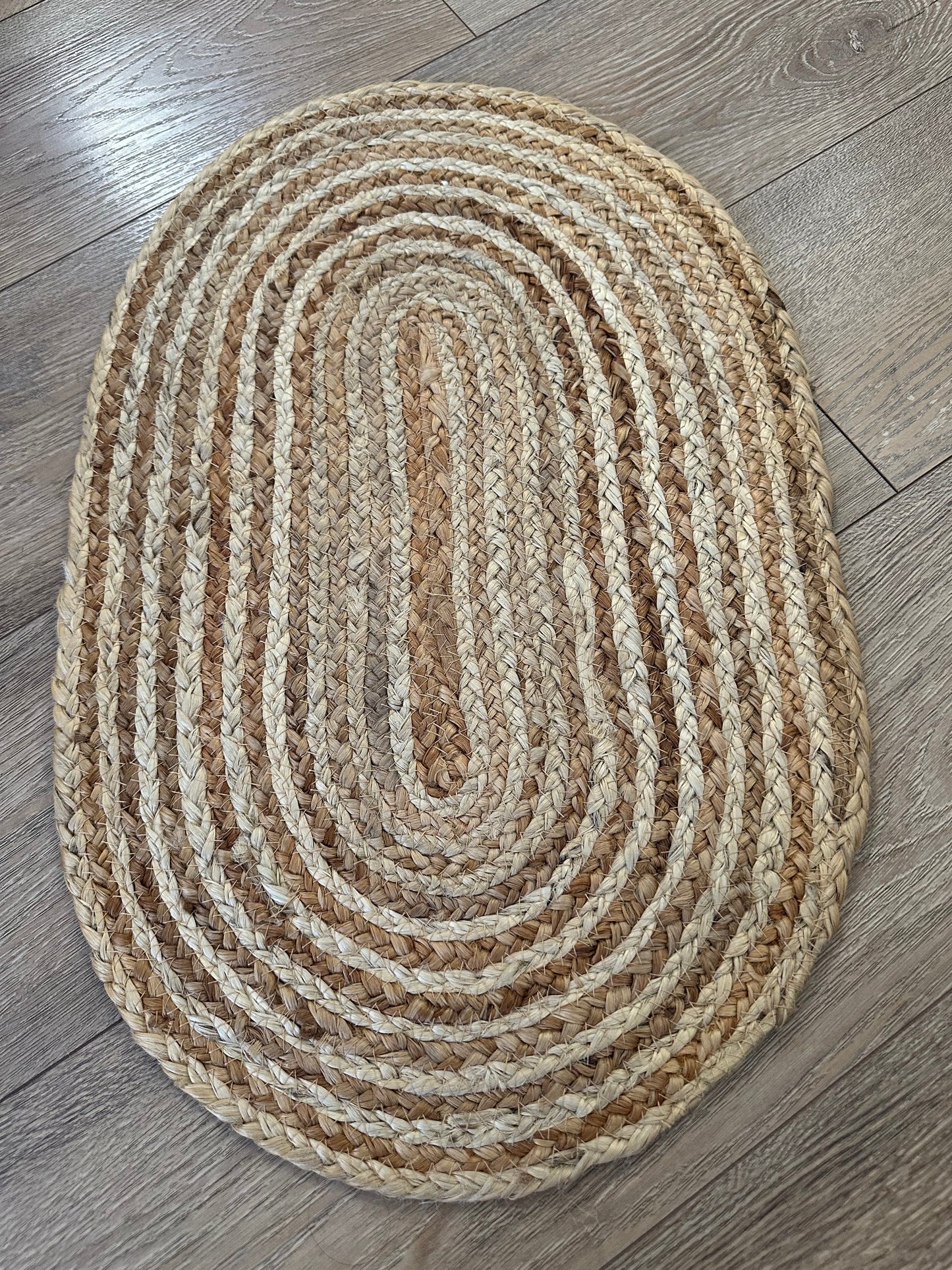 Oval Jute Floor Mat