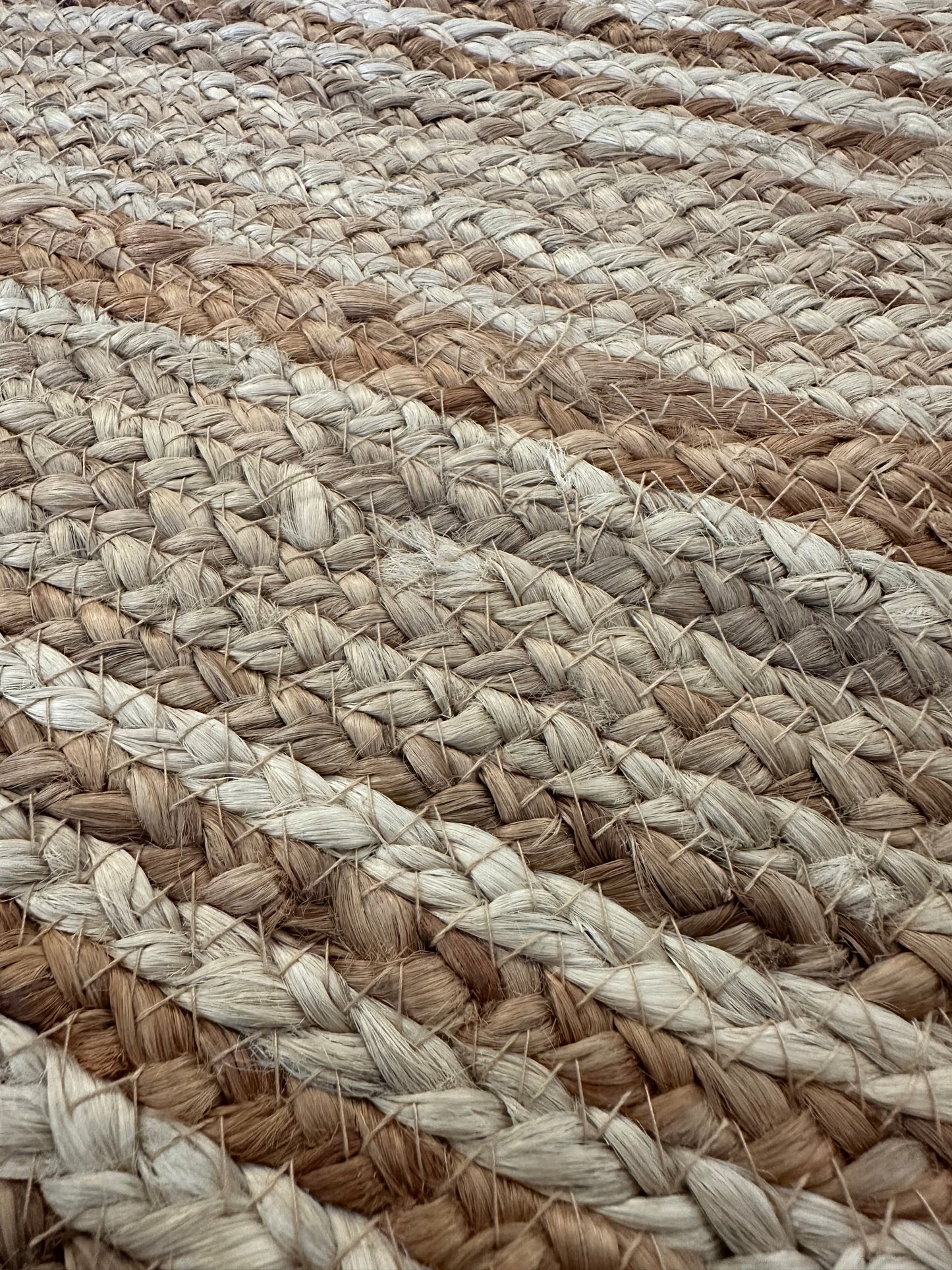 Oval Jute Floor Mat