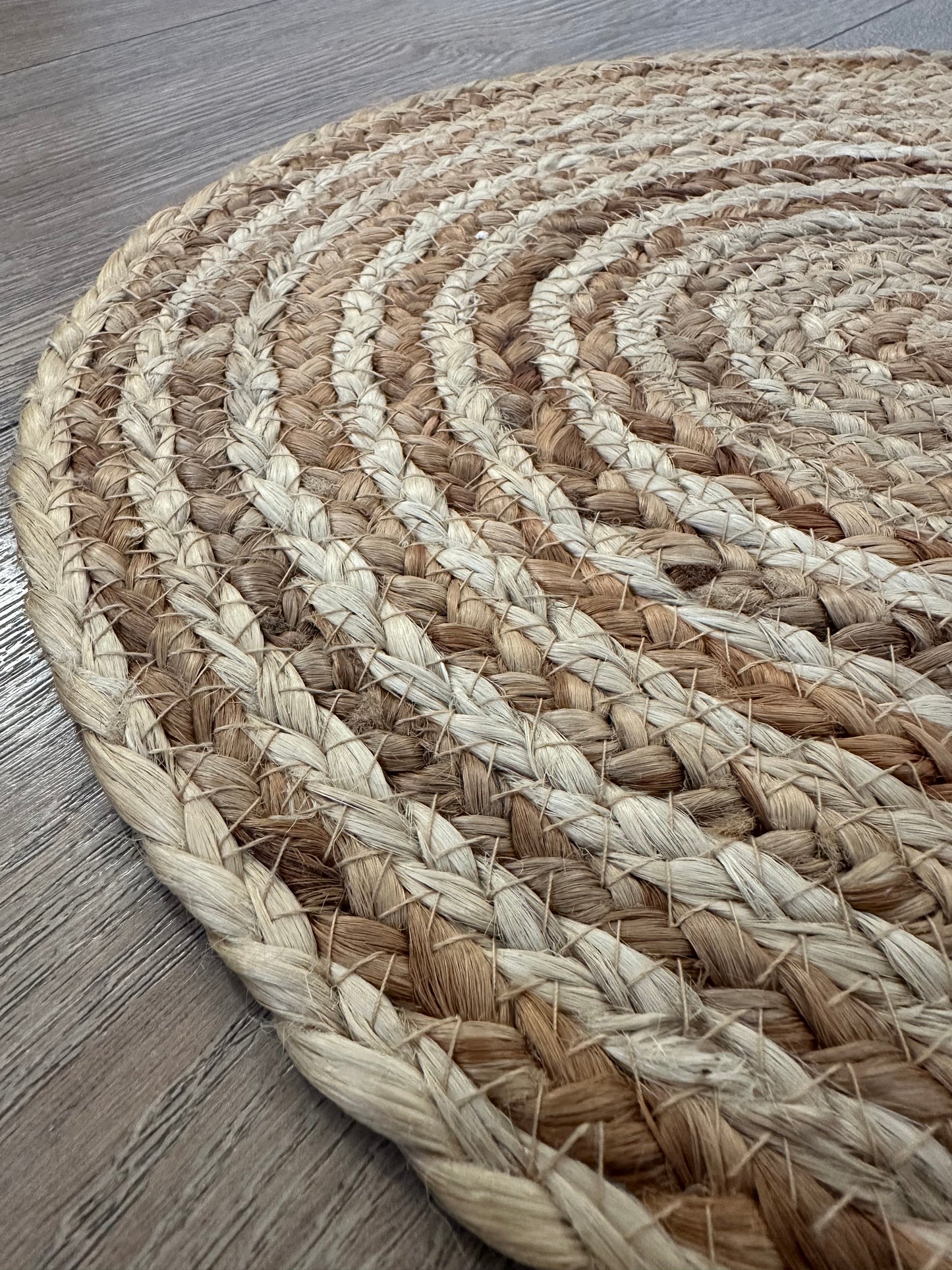 Oval Jute Floor Mat