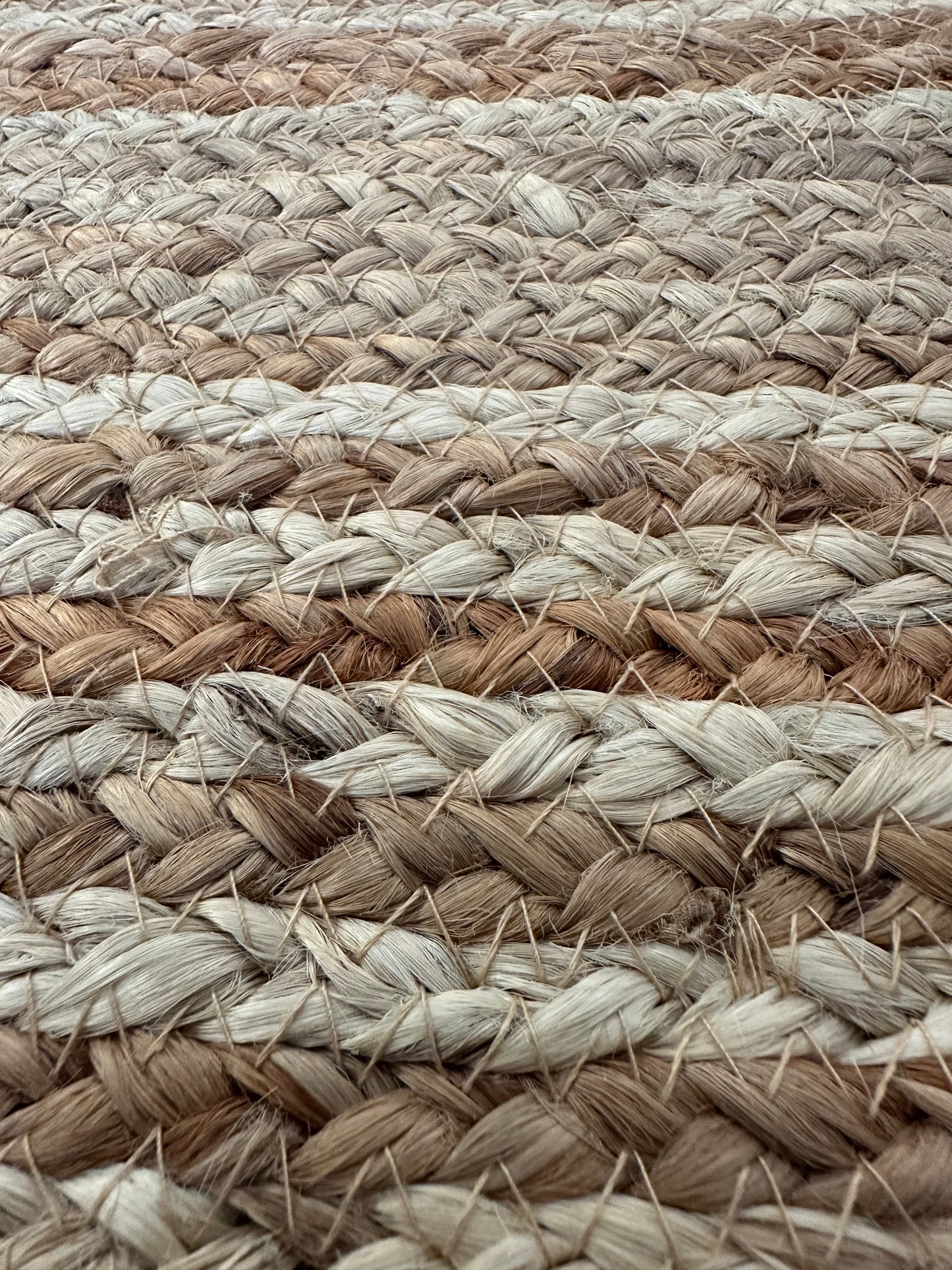 Oval Jute Floor Mat