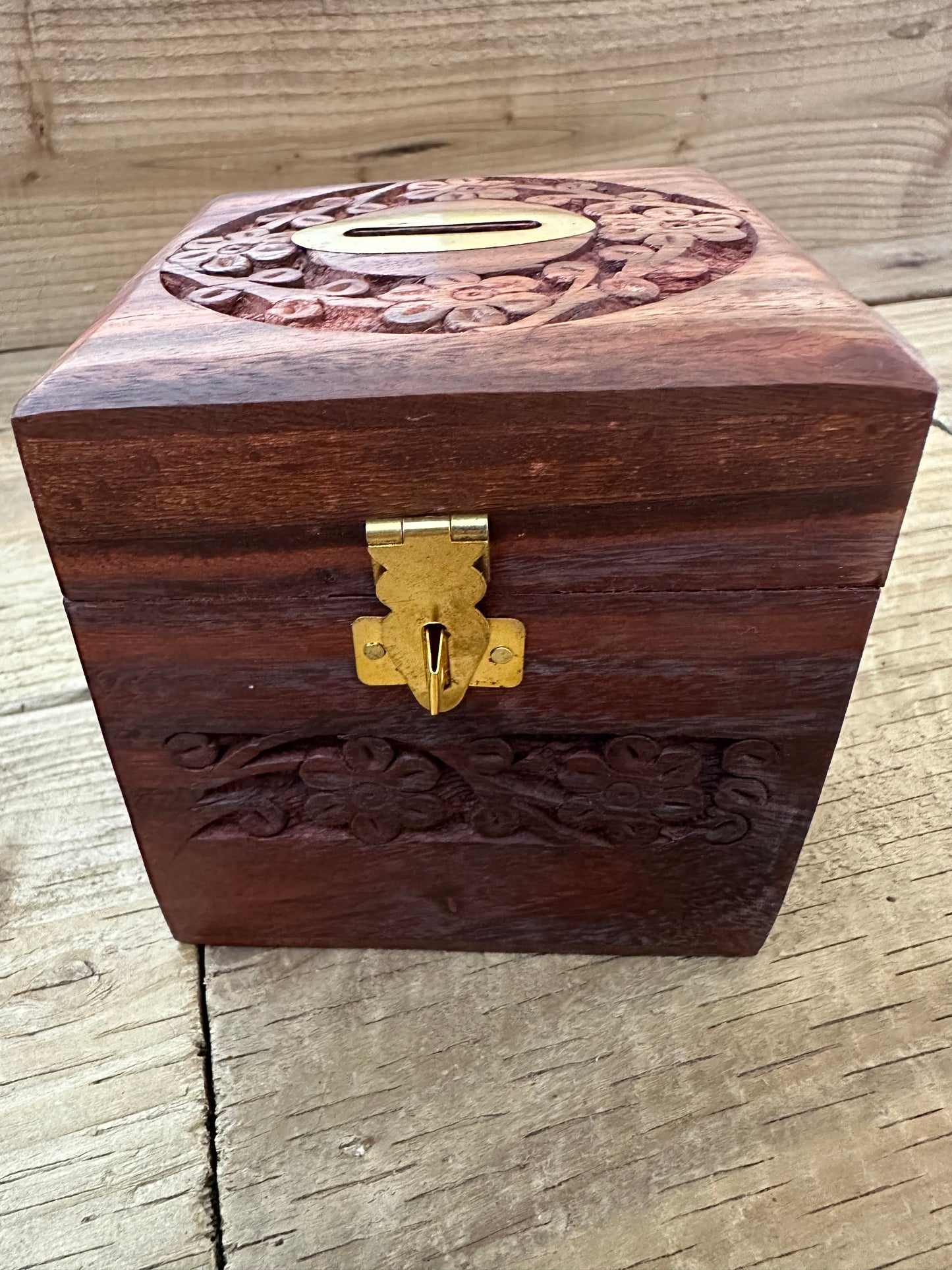 Wooden Money Box