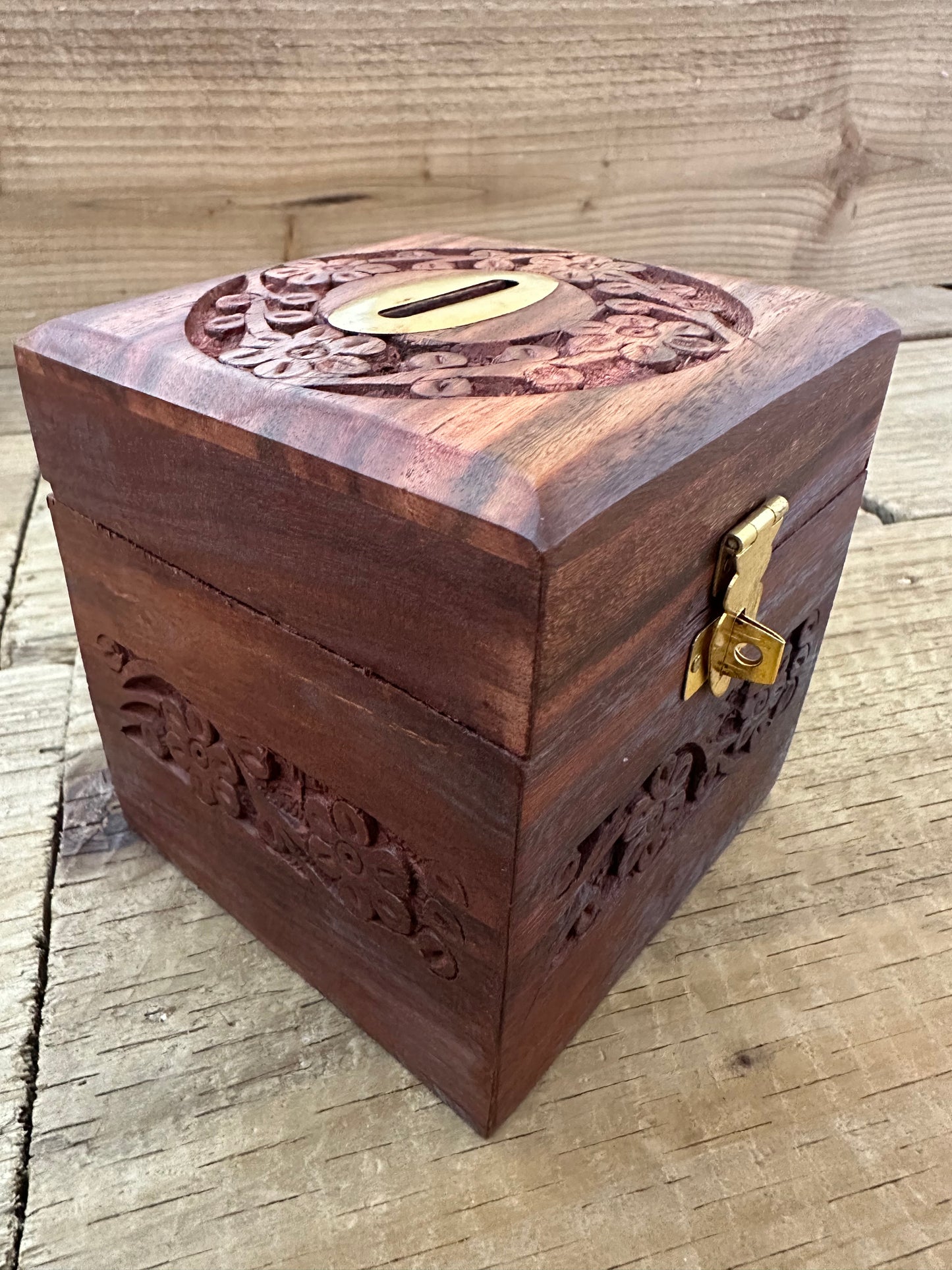 Wooden Money Box