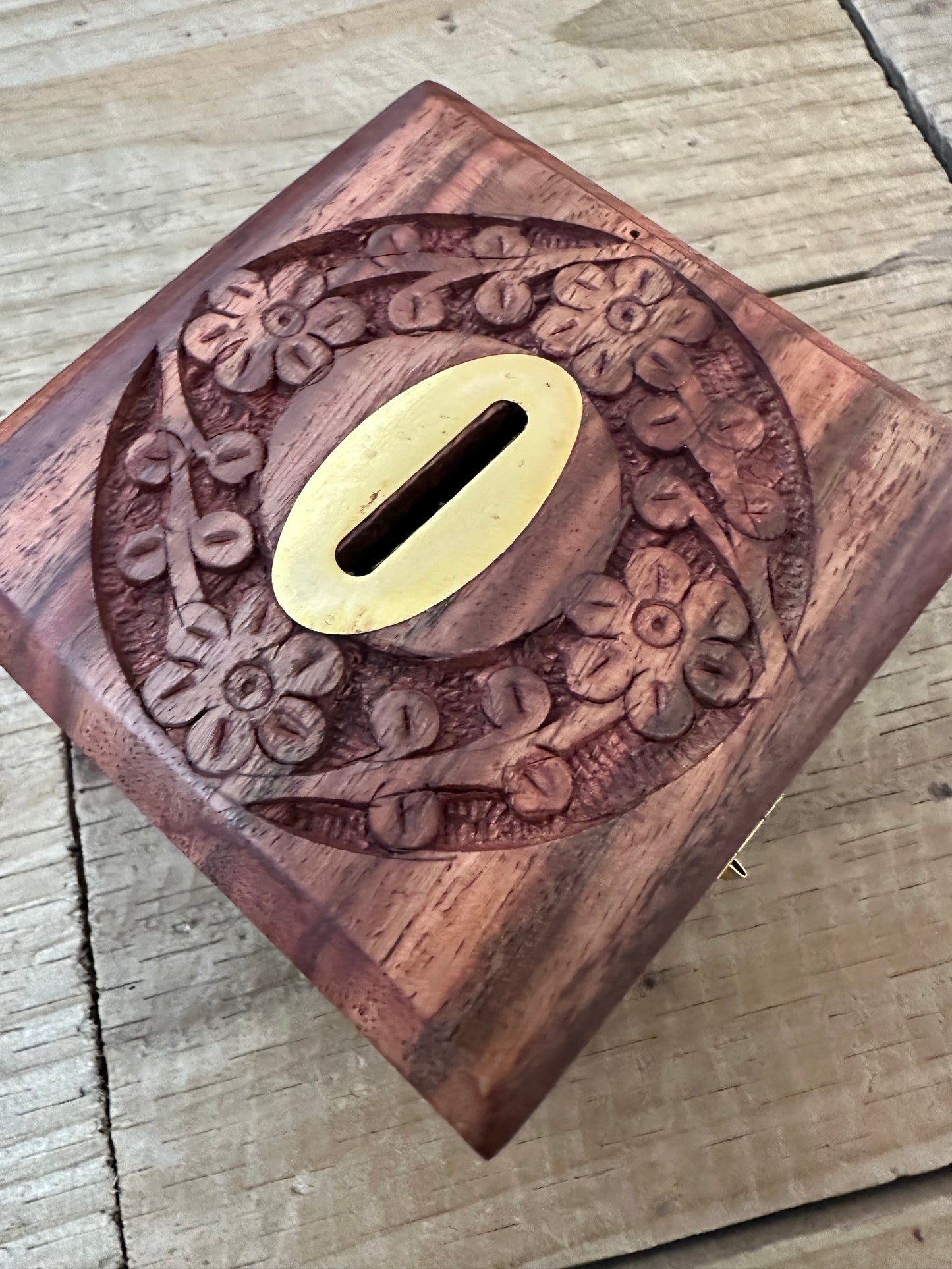 Wooden Money Box