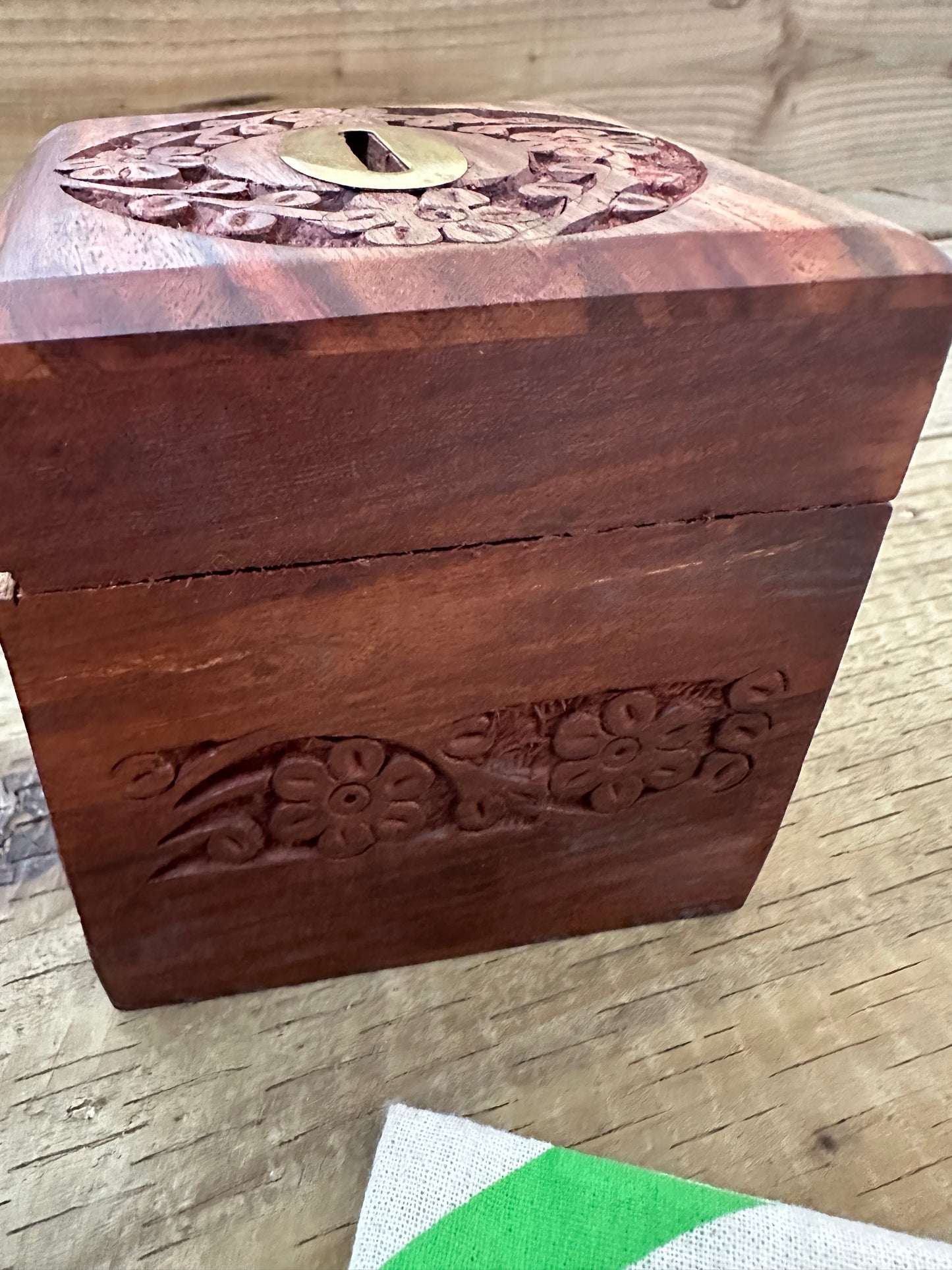Wooden Money Box