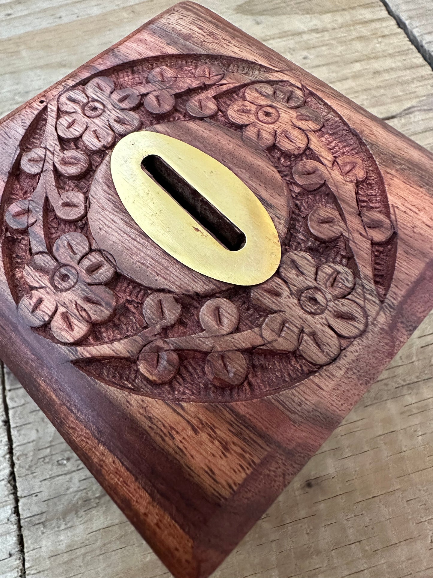 Wooden Money Box