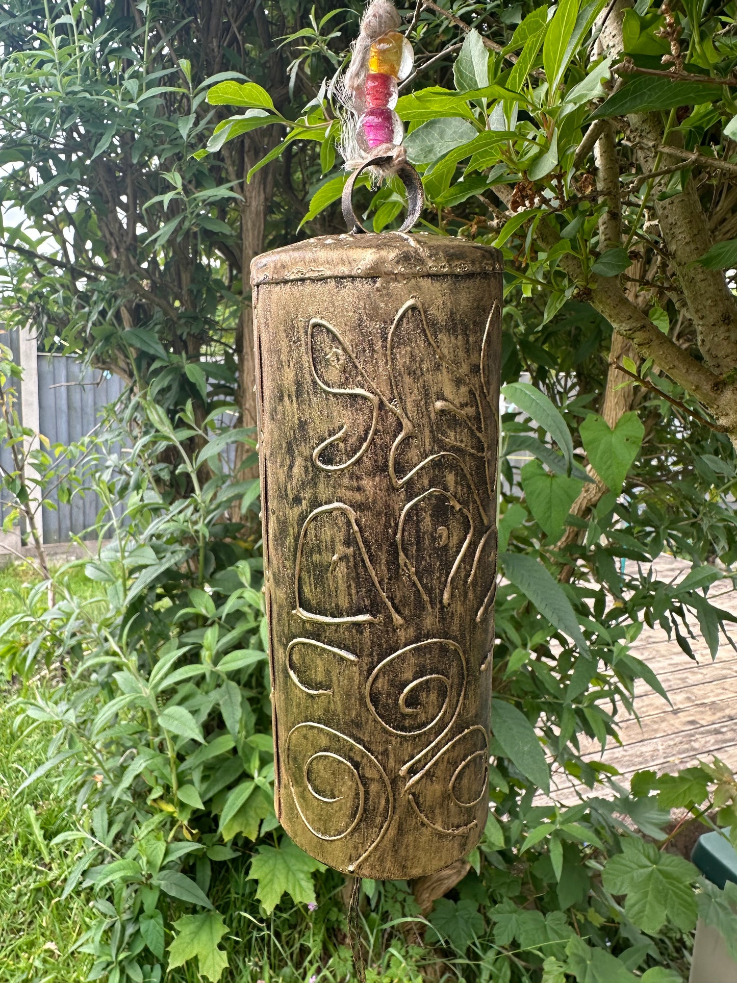 Copper Finish Metal Wind Chime