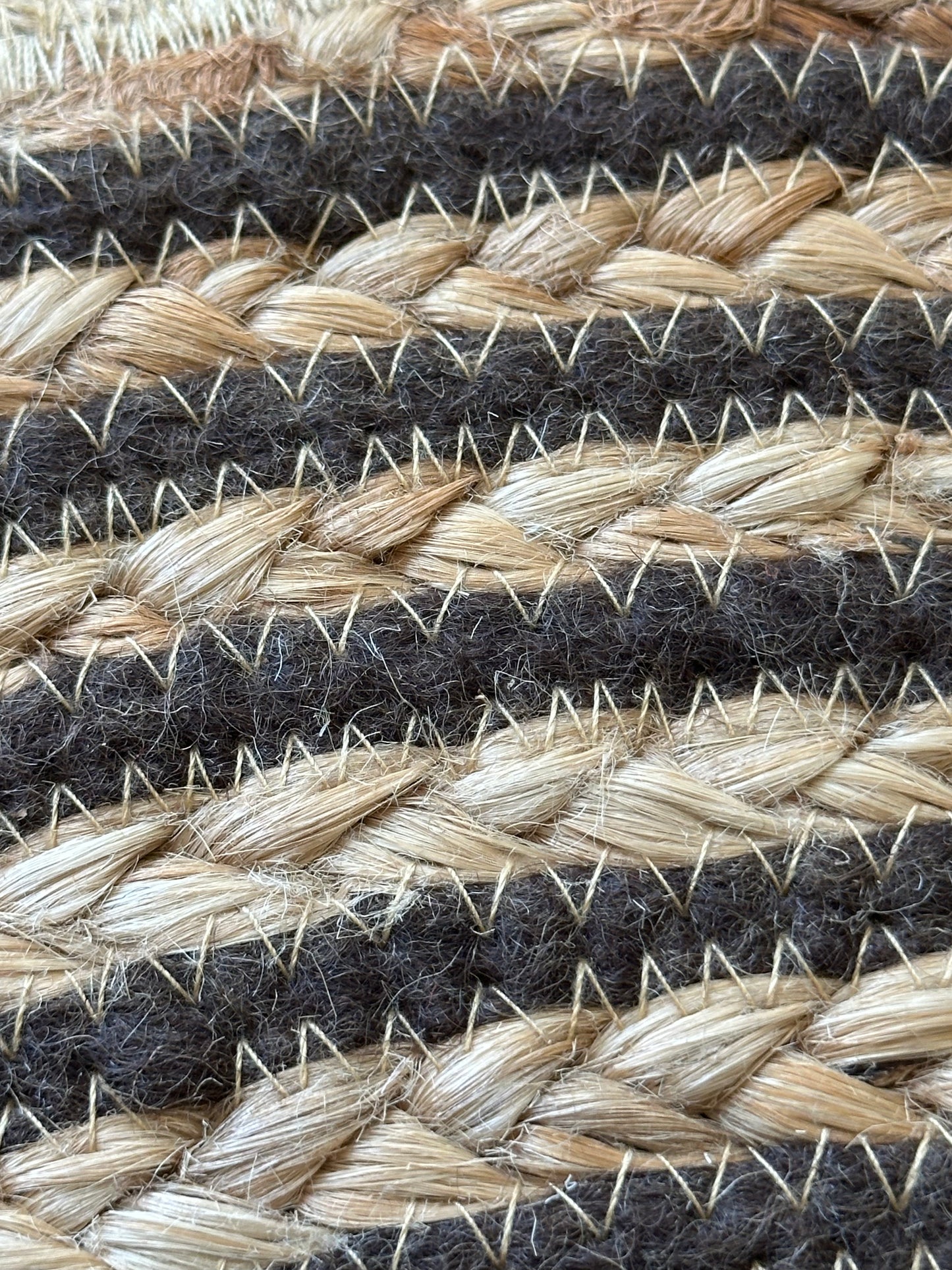 Light Brown Jute Rug