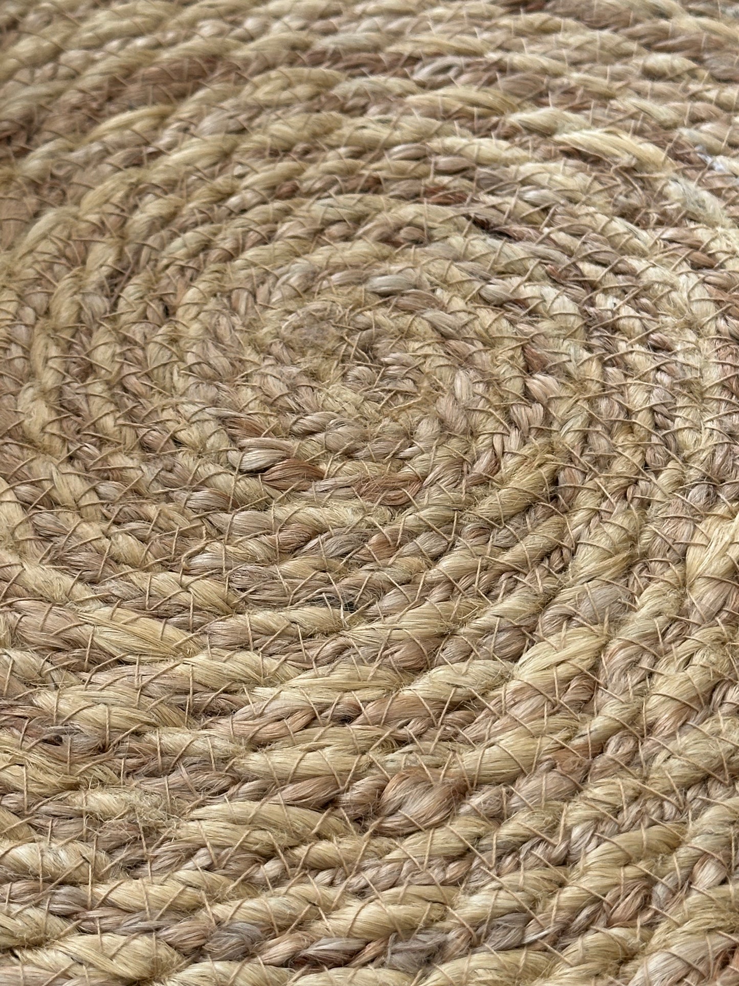 Natural Two-Tone Jute Rug