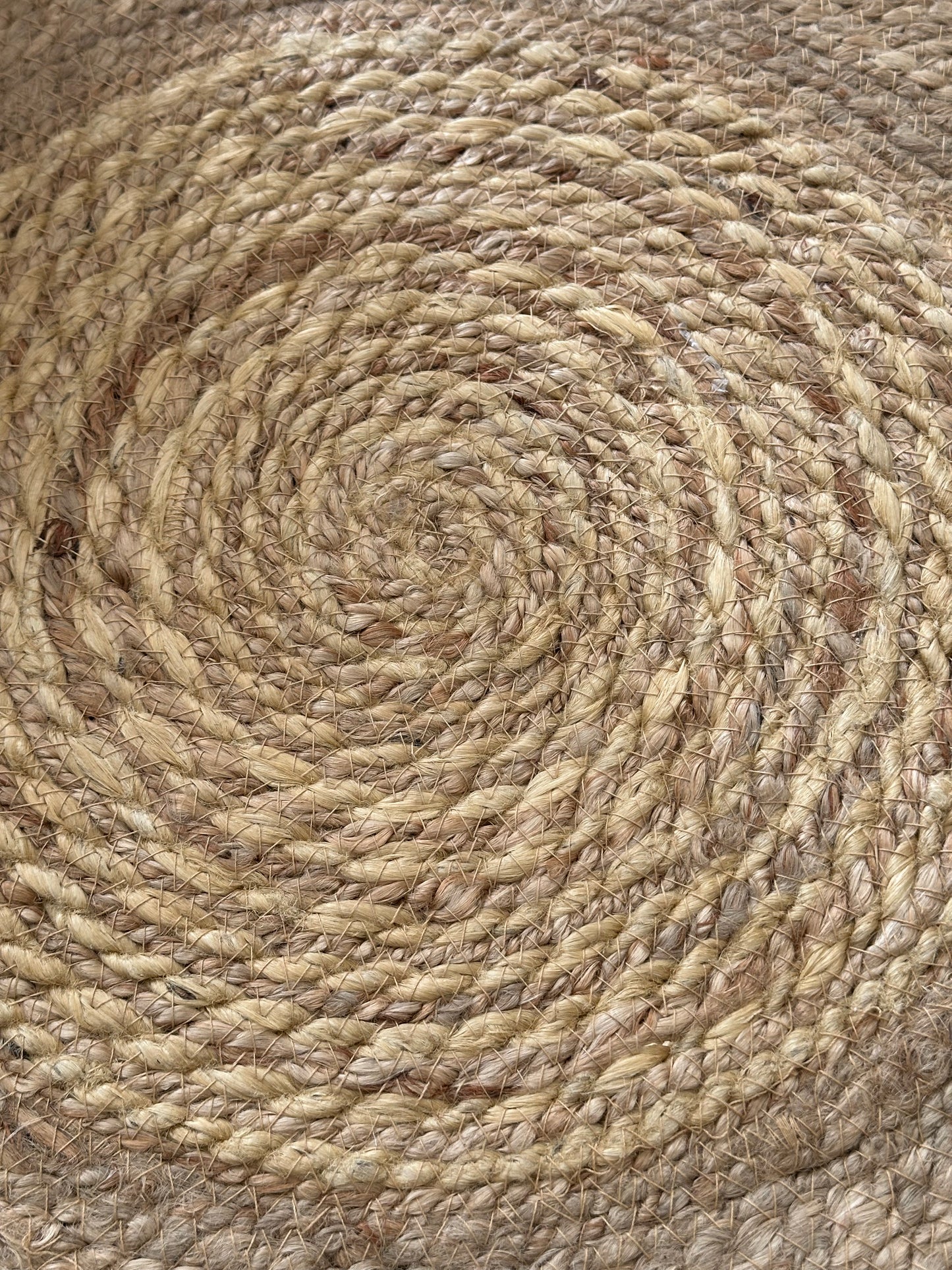 Natural Two-Tone Jute Rug