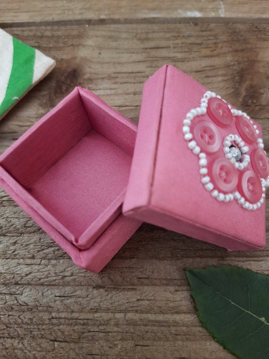 Hand Made Jewellery Box UK | Flower Trinket Vintage Jewellery Storage Case