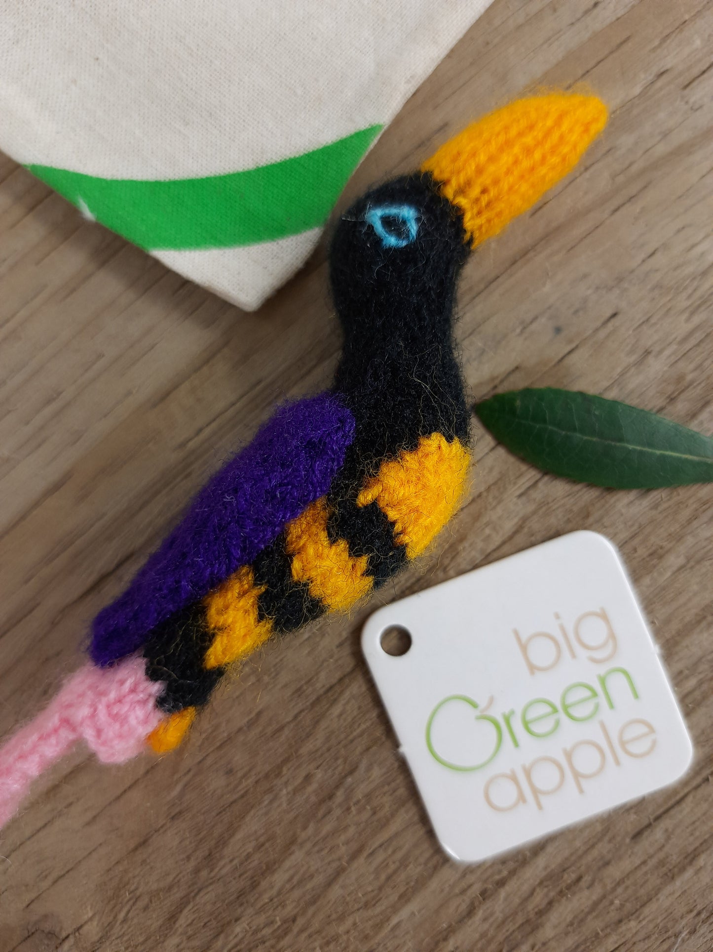 Cute Fair Trade Bird Finger Puppet