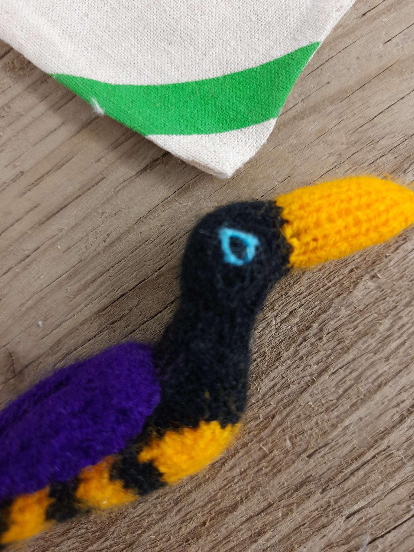Cute Fair Trade Bird Finger Puppet