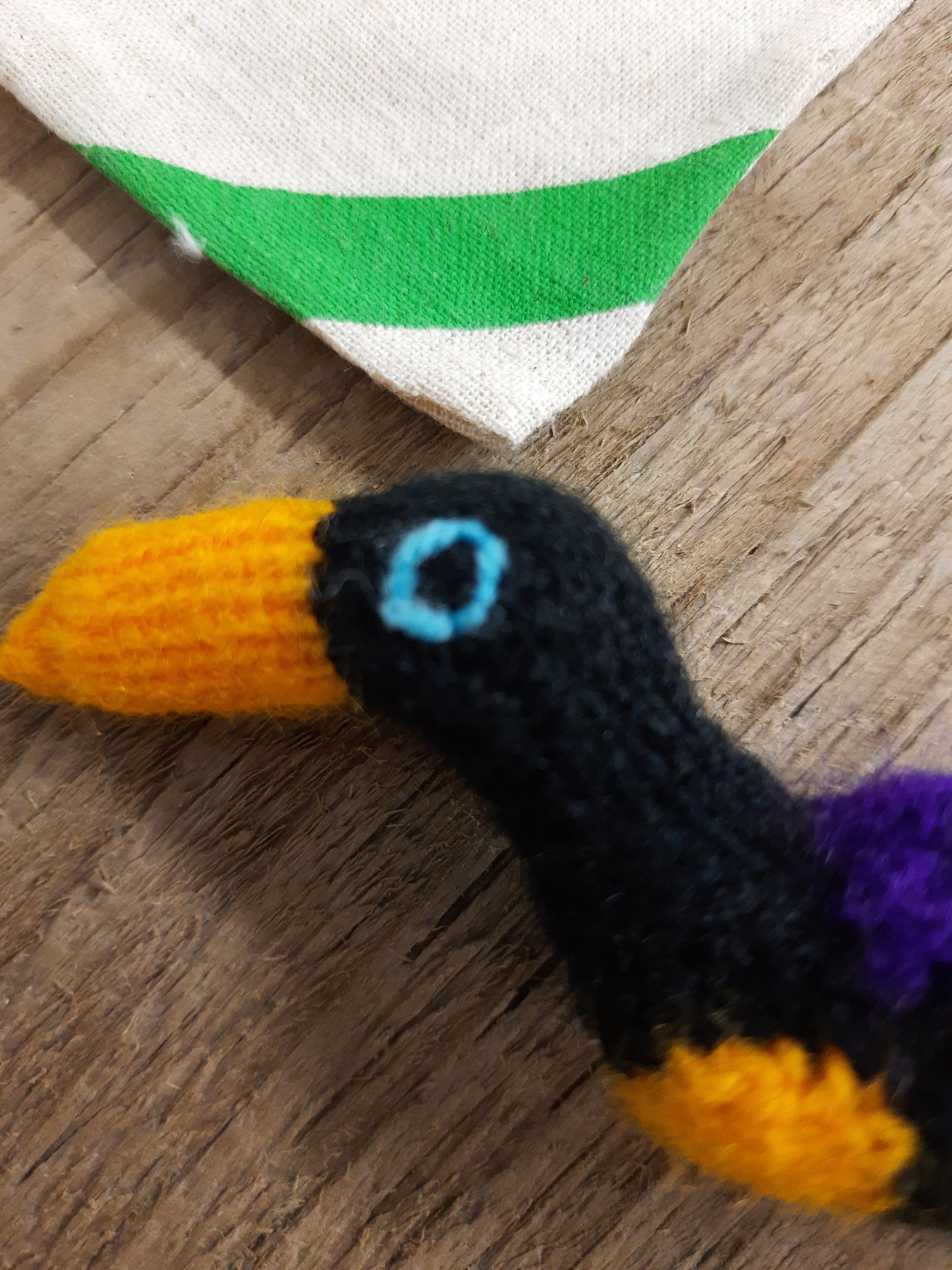 Cute Fair Trade Bird Finger Puppet