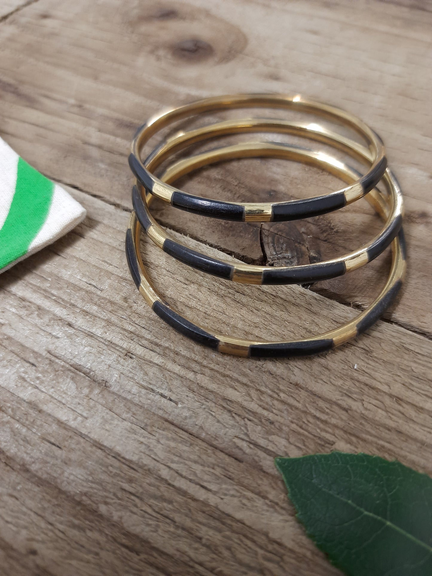 Ethical Jewellery UK | Set of 3 | Black in Colour | Fair Trade Products | Ethical Store