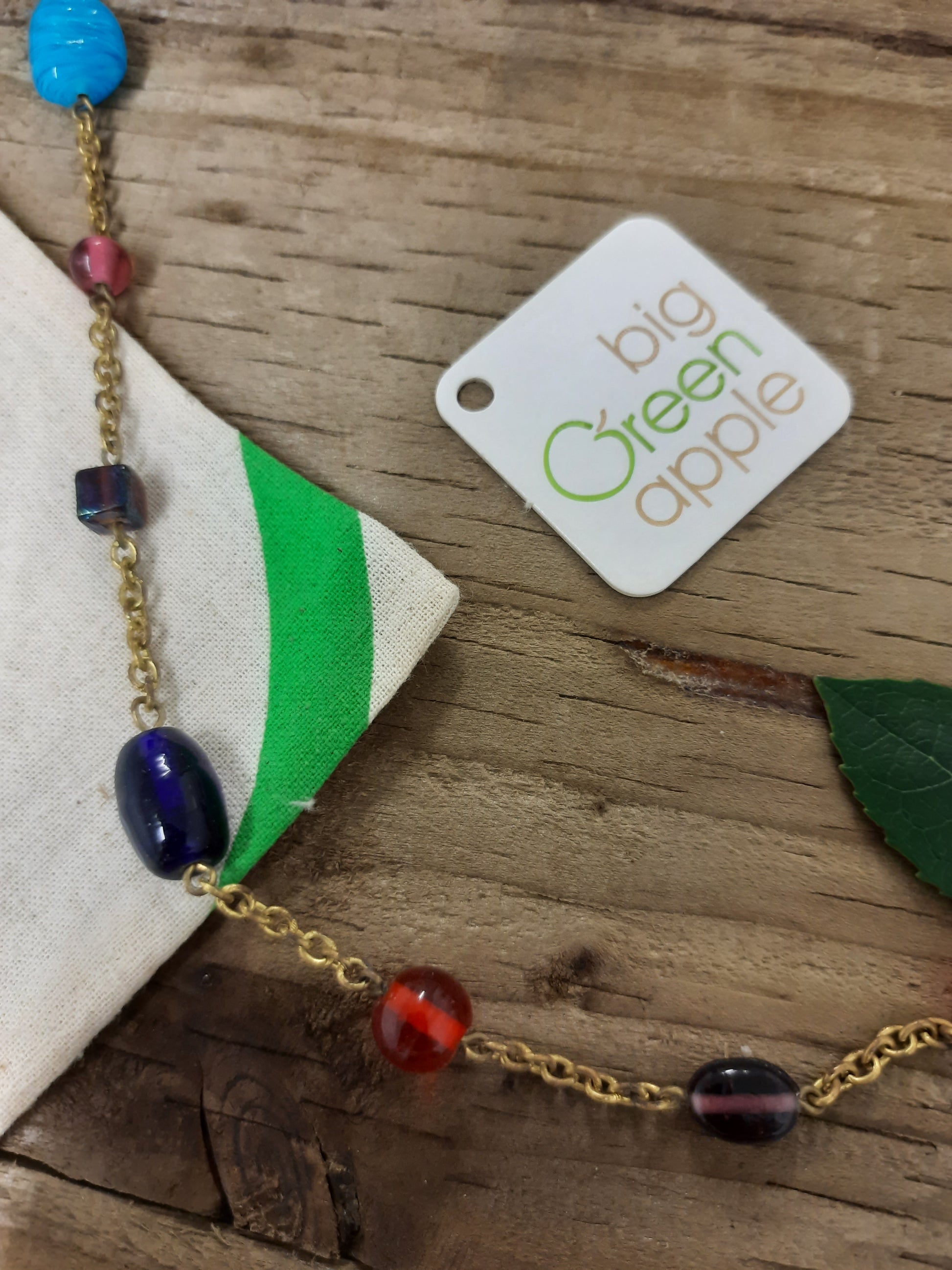 Eco Friendly Accessories, Sustainable Products, Shop Ethical, Fairtrade Uk Products, Initial Necklace, BIG GREEN APPLE 