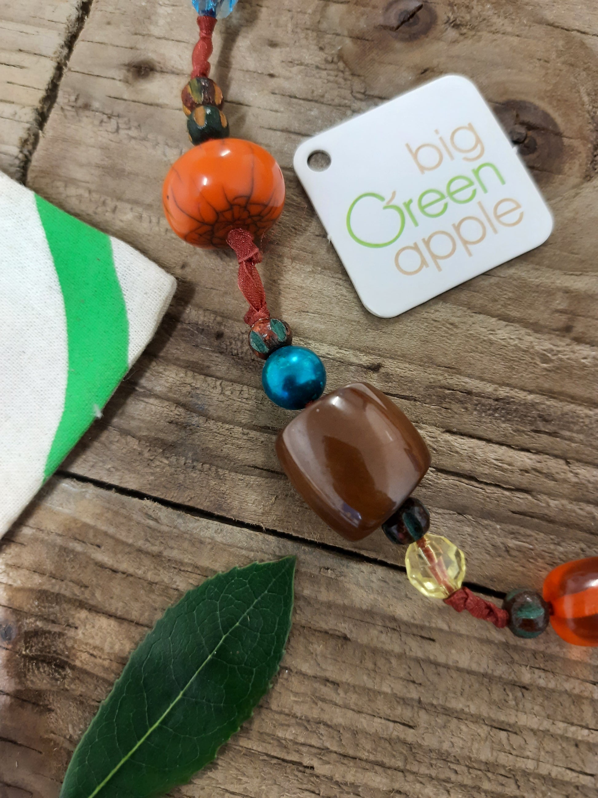 Necklace, Fair Trade Necklace, Gifts For Mom, Jewellery Set, Sustainable Gifts UK, Eco Friendly Gift Ideas, BIG GREEN APPLE 