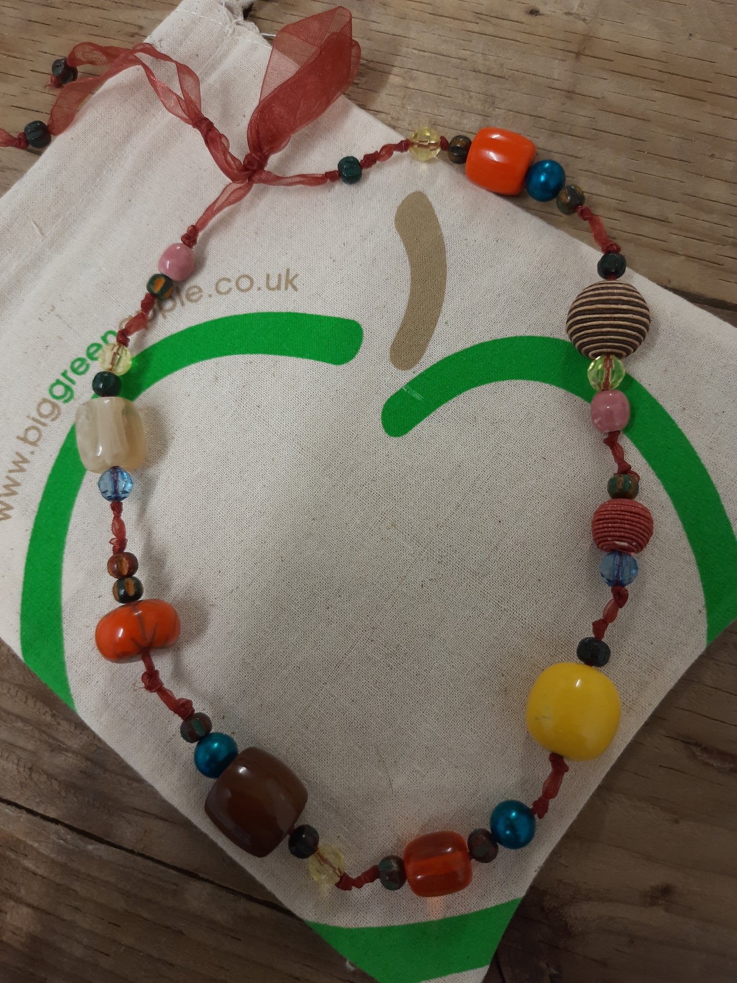 Necklaces, Gift Ideas For Women, Sustainable Jewellery, Fair Trade Examples, Shop Ethical, BIG GREEN APPLE 