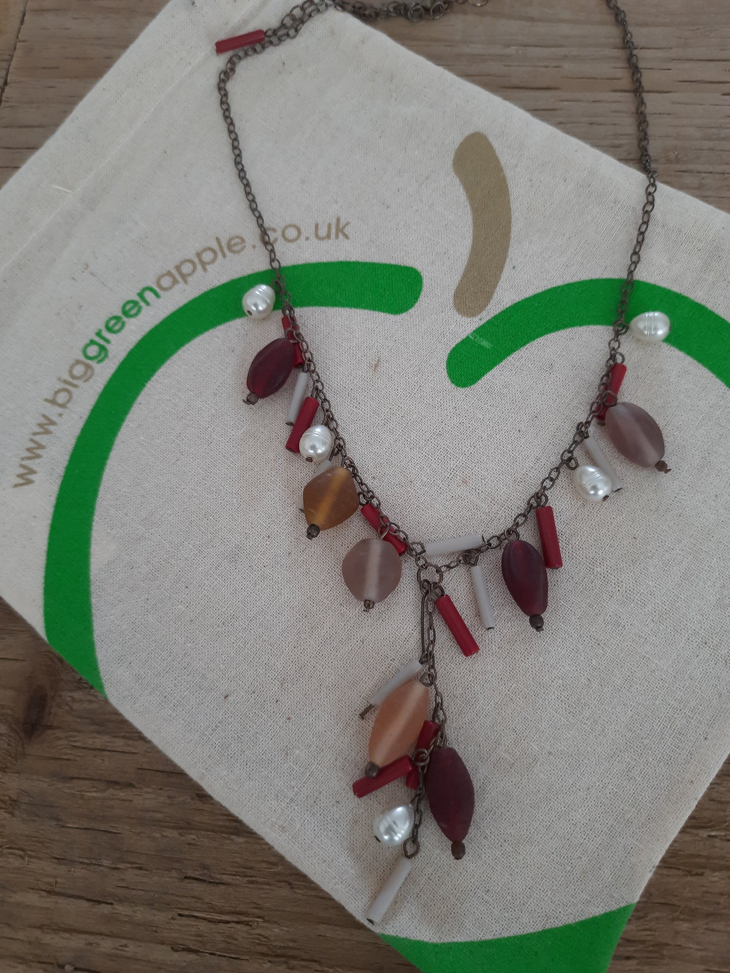 Necklaces, Jewellery, UK Ethical Jewellery, Eco Gifts For Her, Gift Ideas, Jewellery Set, BIG GREEN APPLE