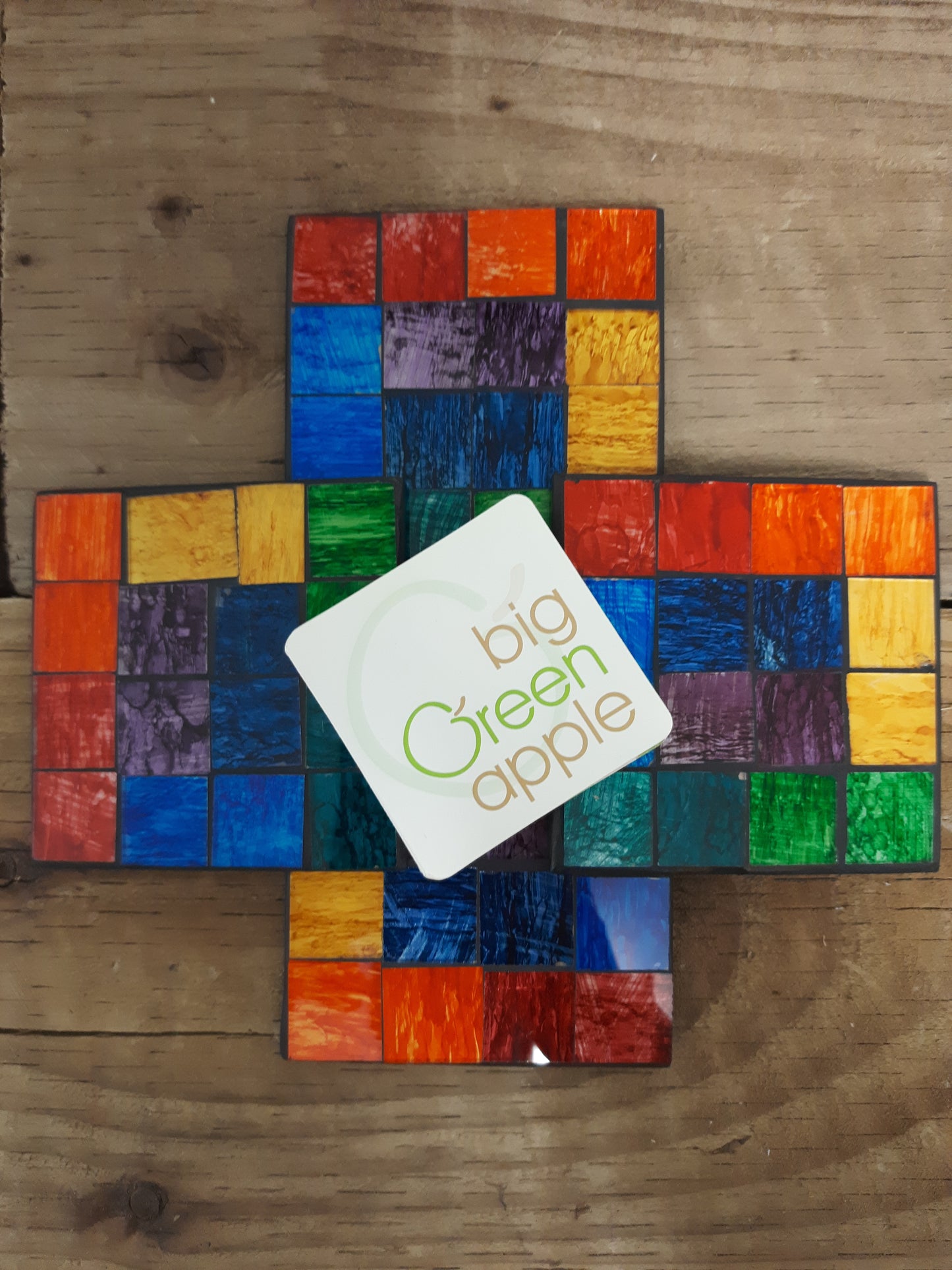 Glass Coasters Set of 4 | Mosaic Glass | Drink Coasters | New Home Gift Ideas | Novelty Coasters