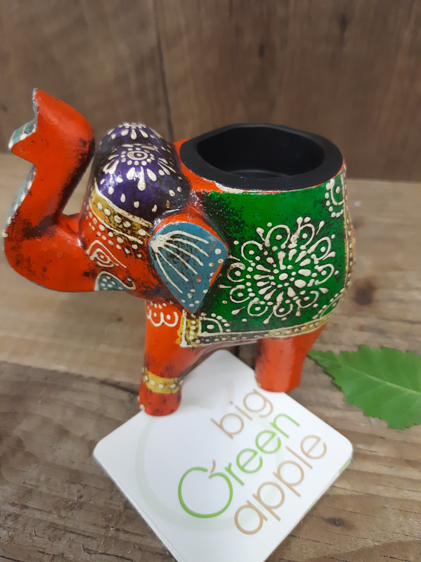 Unusual Tea Light Holder | Elephant Family Ornamants | Gifts For Dad | Indian