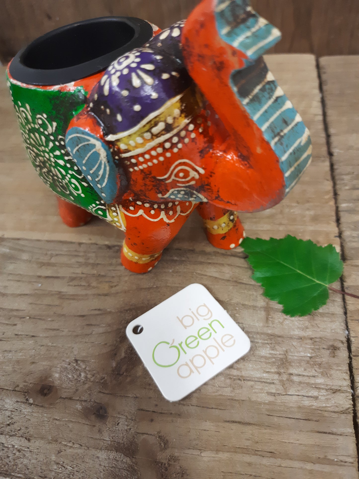 Unusual Tea Light Holder | Elephant Family Ornamants | Gifts For Dad | Indian